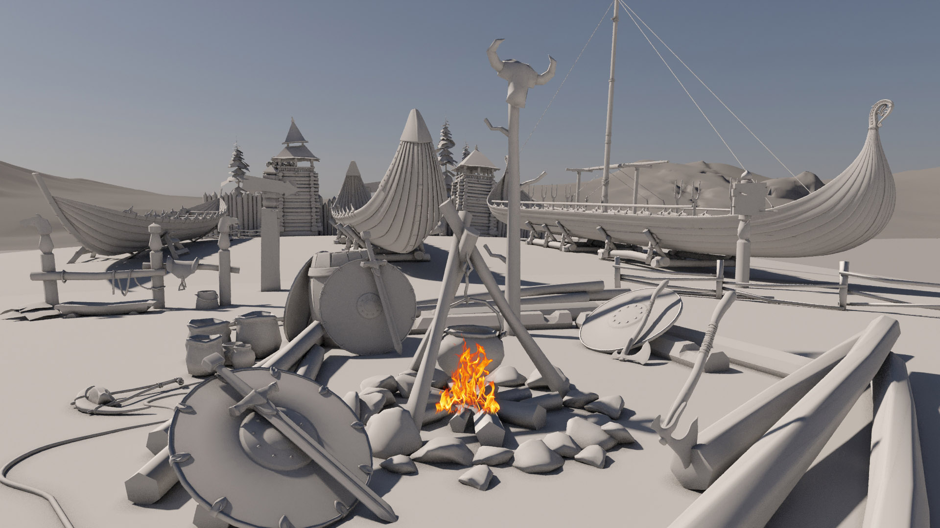 3D модель галеры — Изображение №4 — 3D на Dprofile