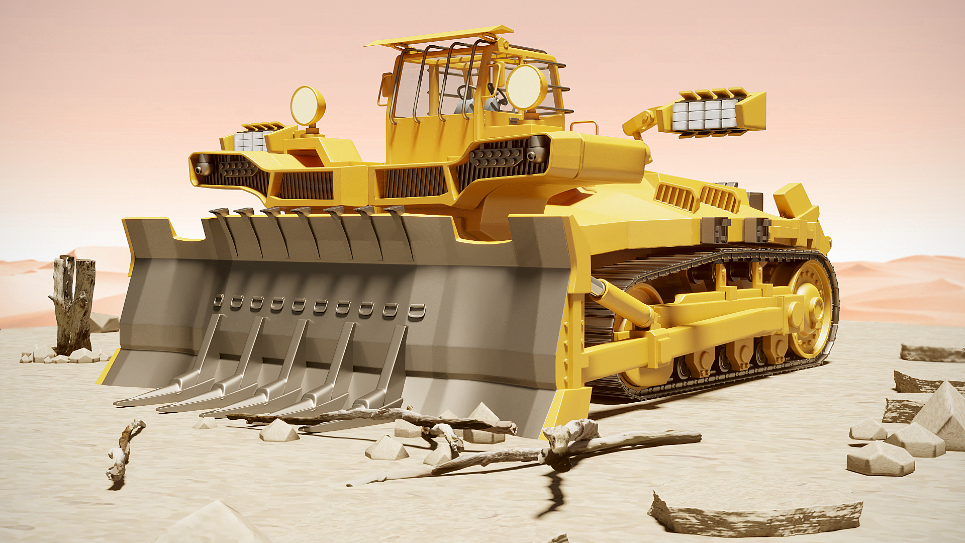 3D модель футуристического автомобиля — Изображение №2 — Анимация на Dprofile