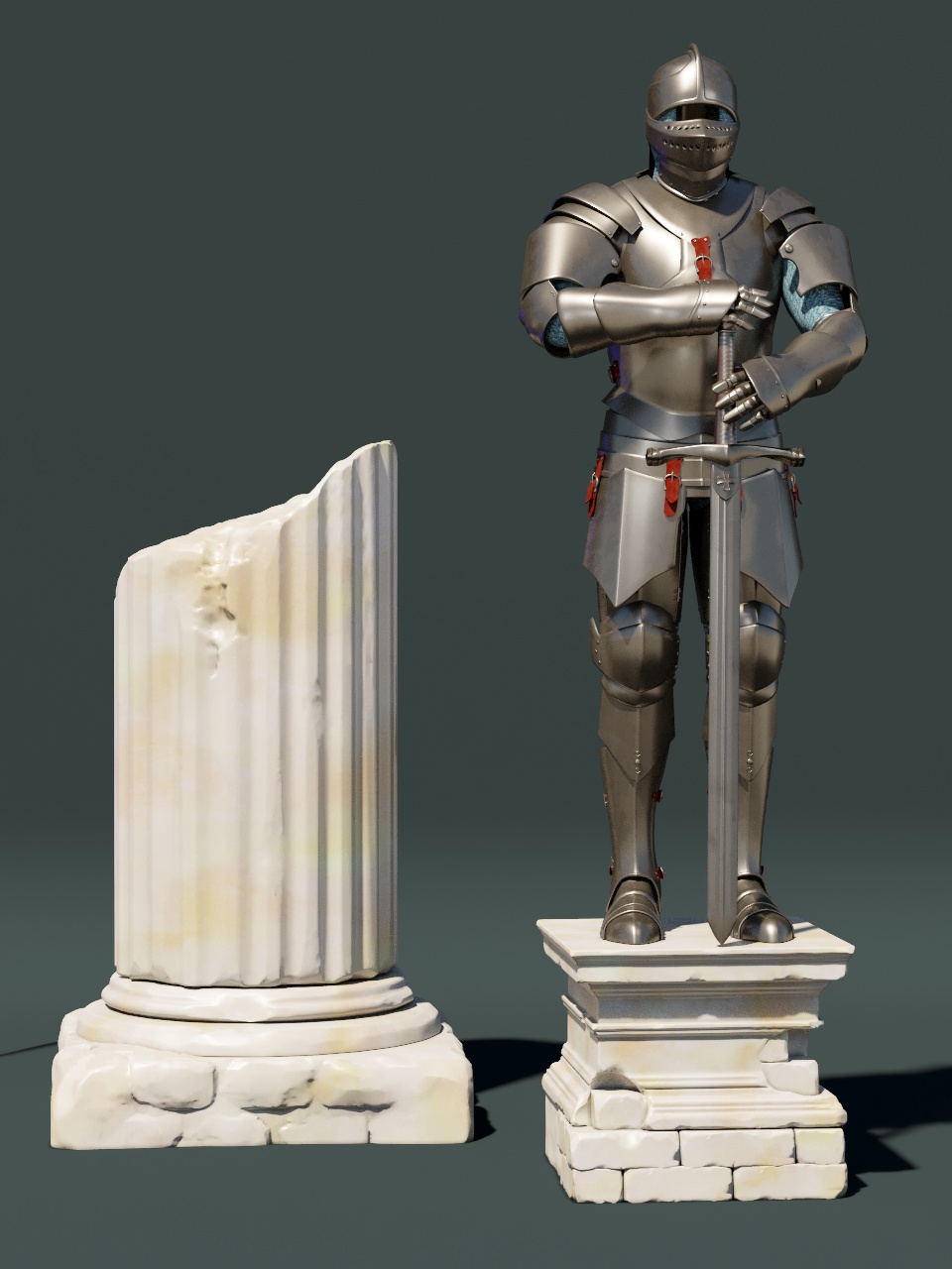 3Д модель доспехов с окружением — Изображение №2 — 3D на Dprofile