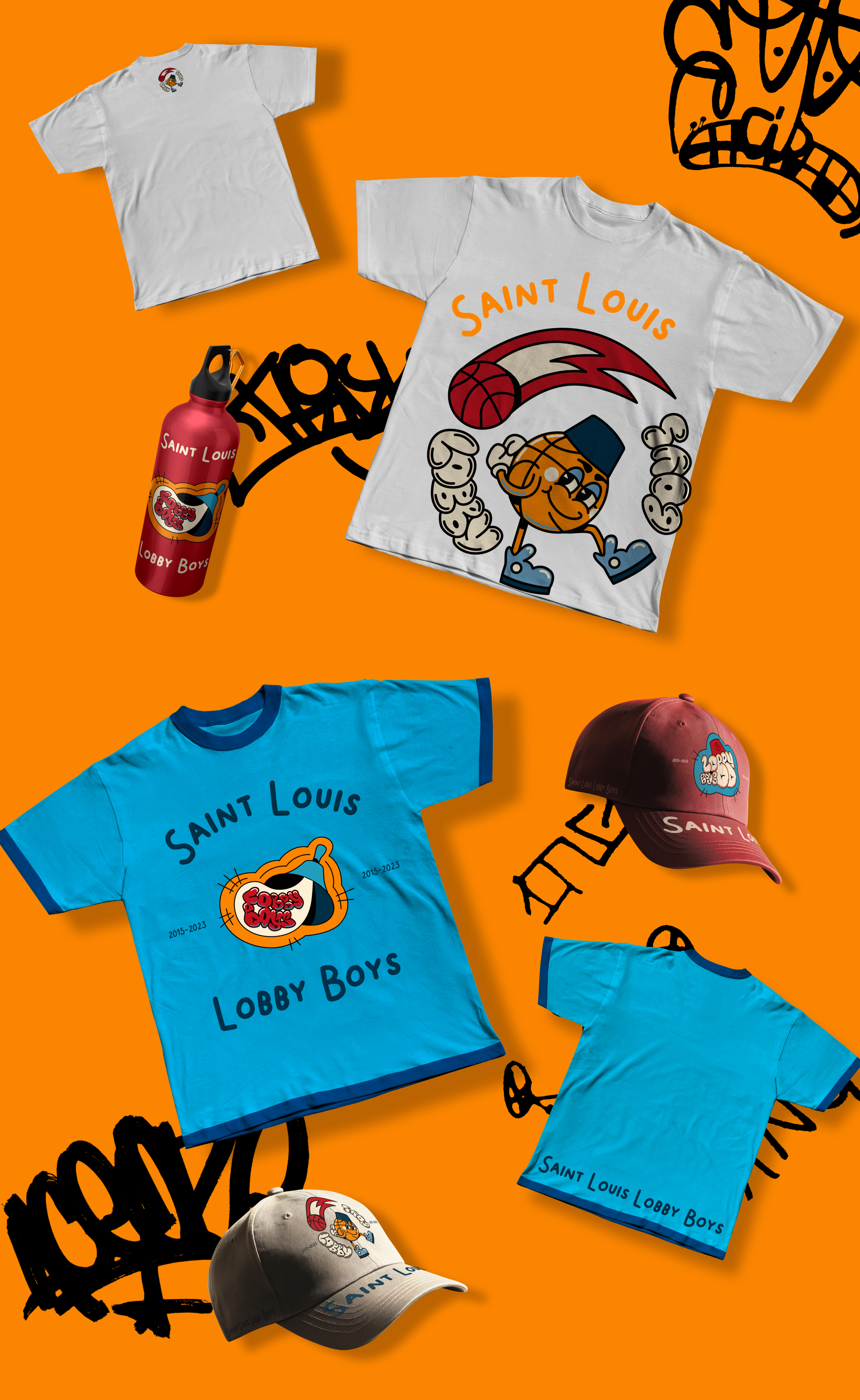 SAINT LOUIS LOBBY BOYS basketball team - brending — Изображение №13 — Брендинг, Иллюстрация на Dprofile