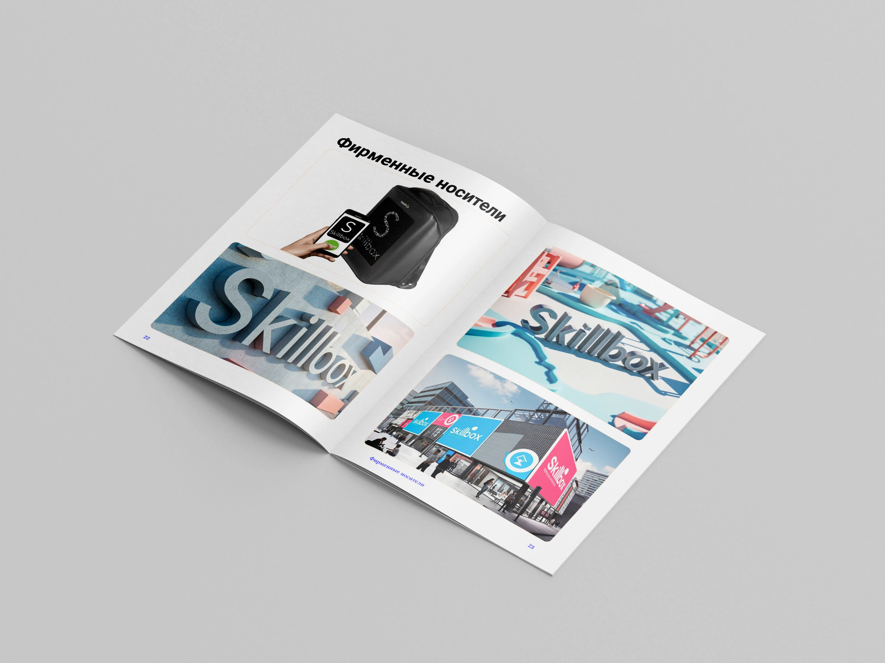 Оформление брендбука для Skillbox — Изображение №12 — Брендинг, Графика на Dprofile