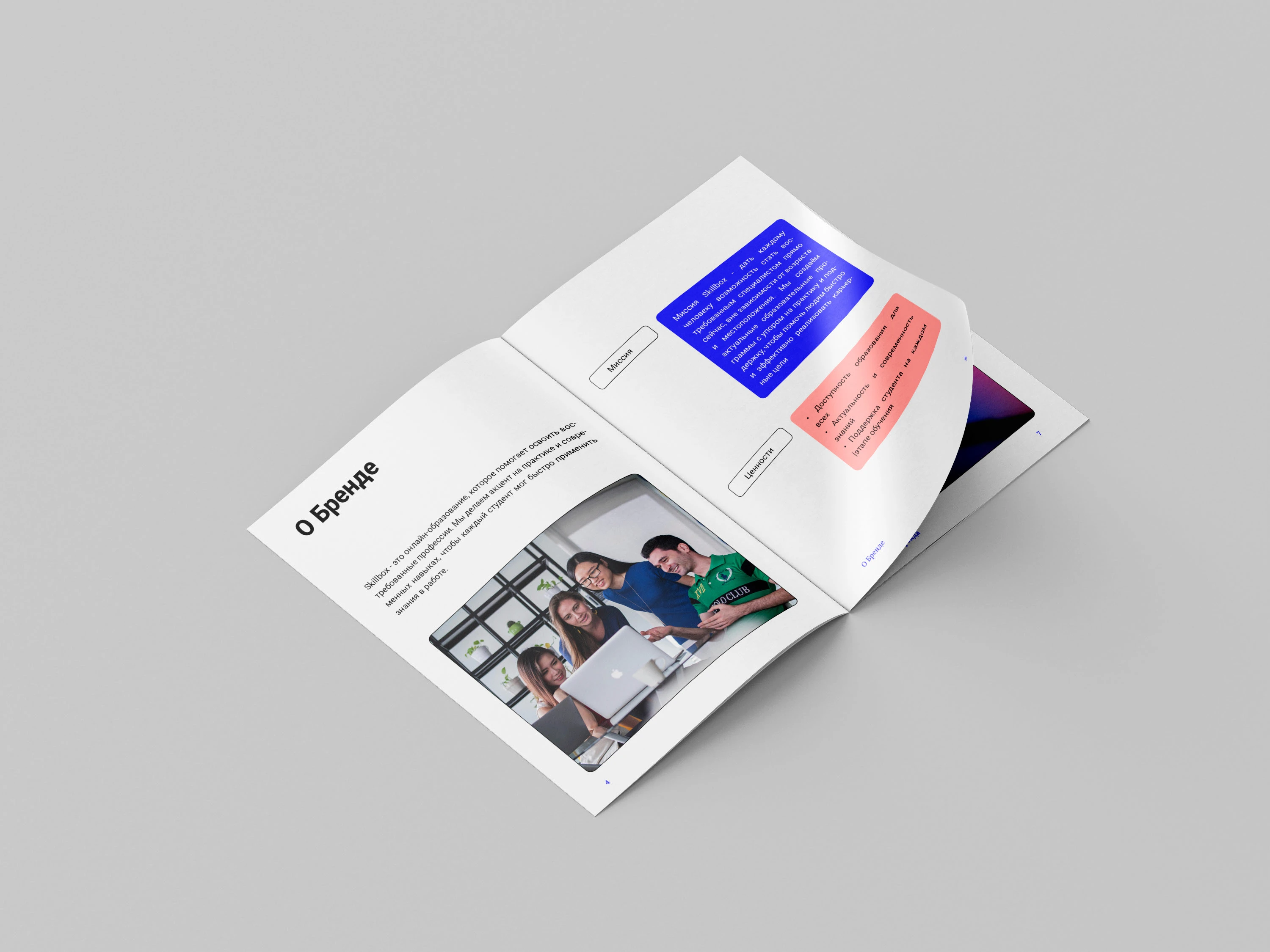 Оформление брендбука для Skillbox — Изображение №3 — Брендинг, Графика на Dprofile