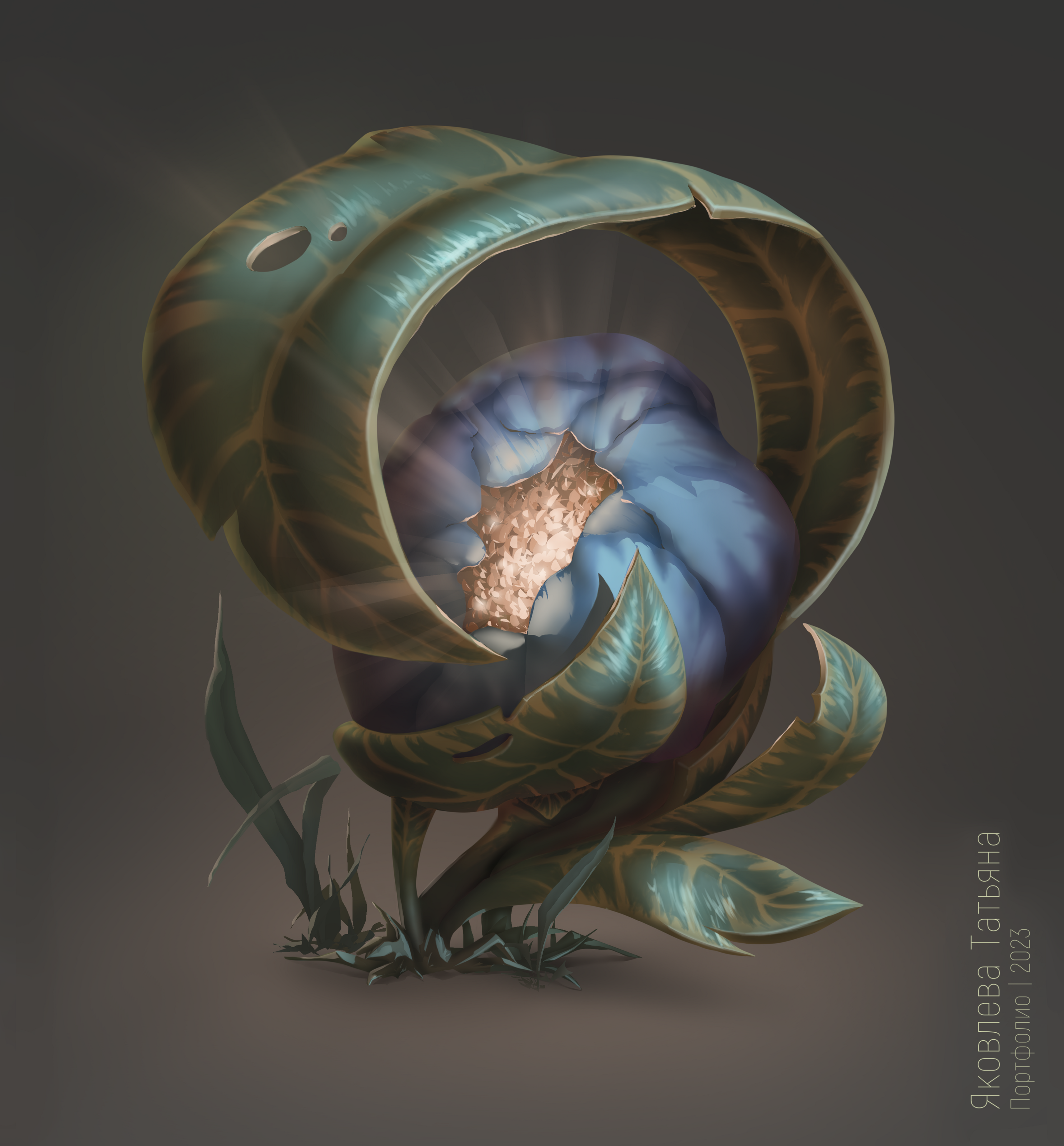 Elven forest - Концепт-арт пропсов — Изображение №4 — Иллюстрация на Dprofile