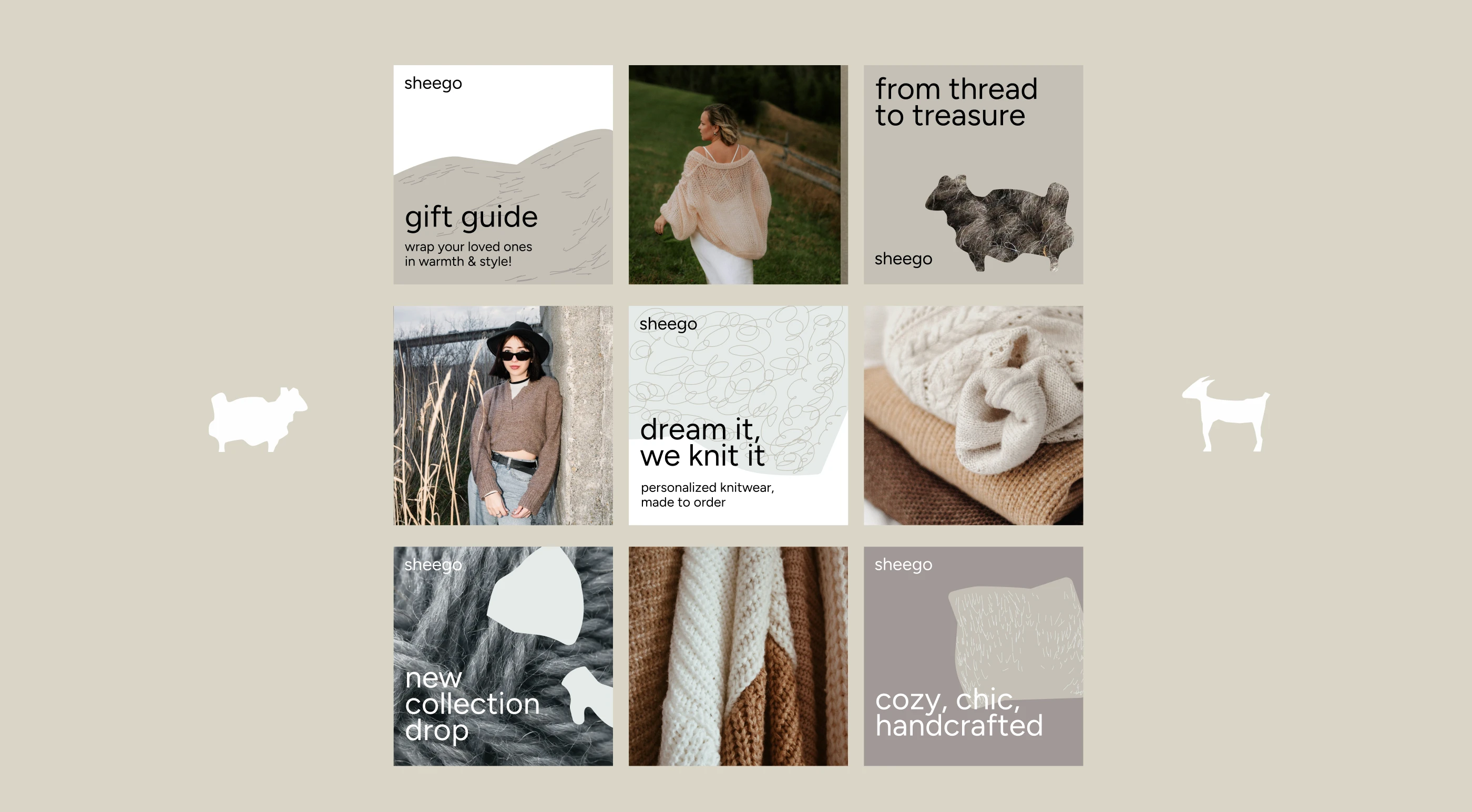 Айдентика для бренда вязаной одежды — Изображение №4 — Брендинг, Иллюстрация на Dprofile