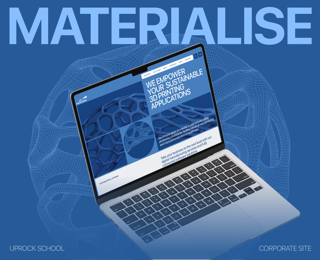 Materialise | Corporate website — Интерфейсы на Dprofile