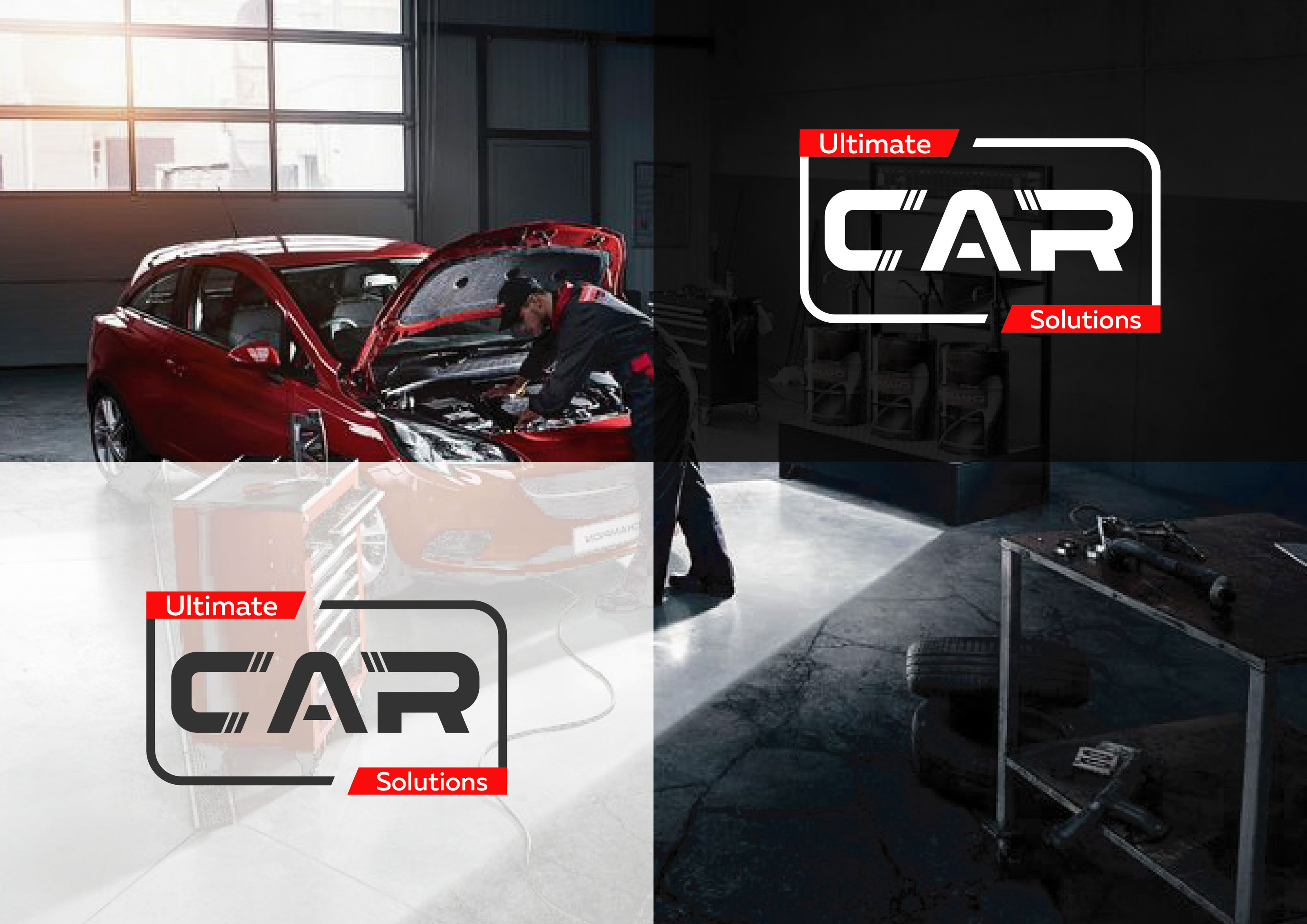 Логотип "Ultimate CAR Solutions" — Изображение №4 — Брендинг на Dprofile