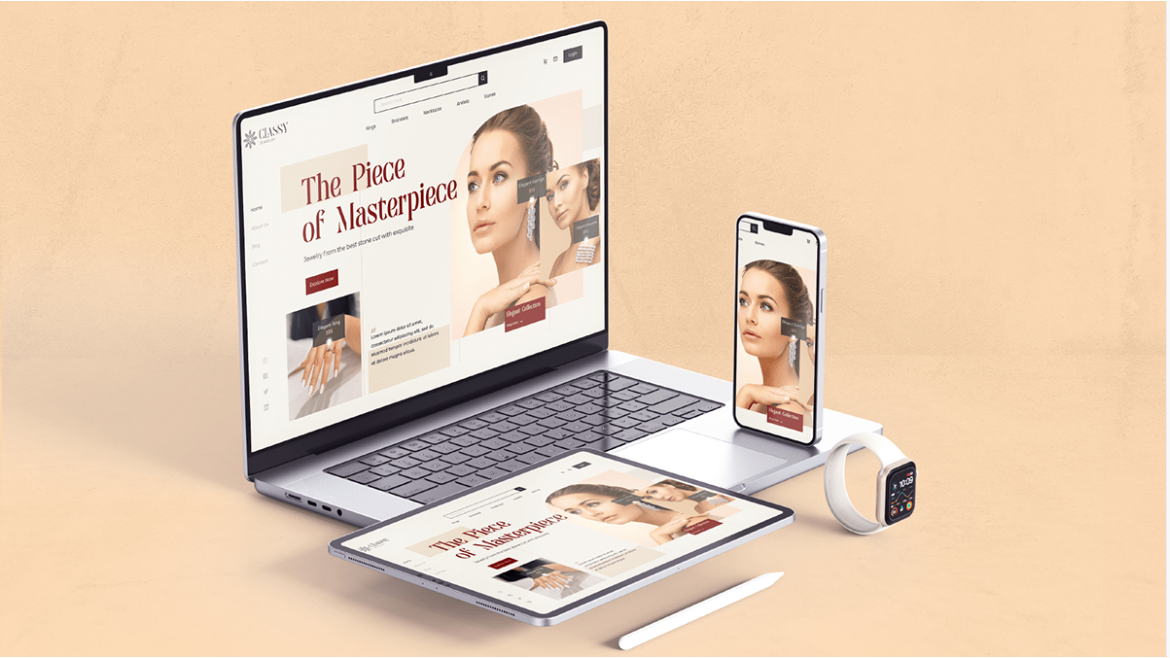 CLASSY JEWELRY | БРЕНДИНГ | ЮВЕЛИРНЫЙ БРЕНД — Изображение №14 — Интерфейсы, Брендинг на Dprofile