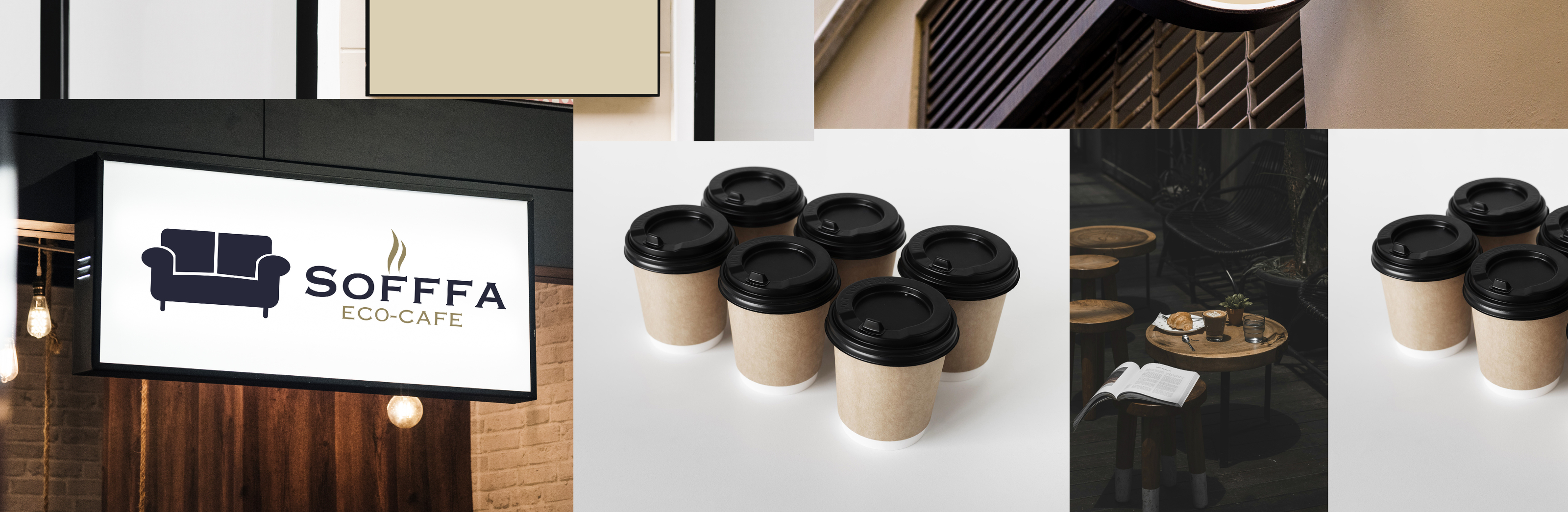 Corporate identity for the Sofffa coffee shop — Изображение №10 — Брендинг, Иллюстрация на Dprofile
