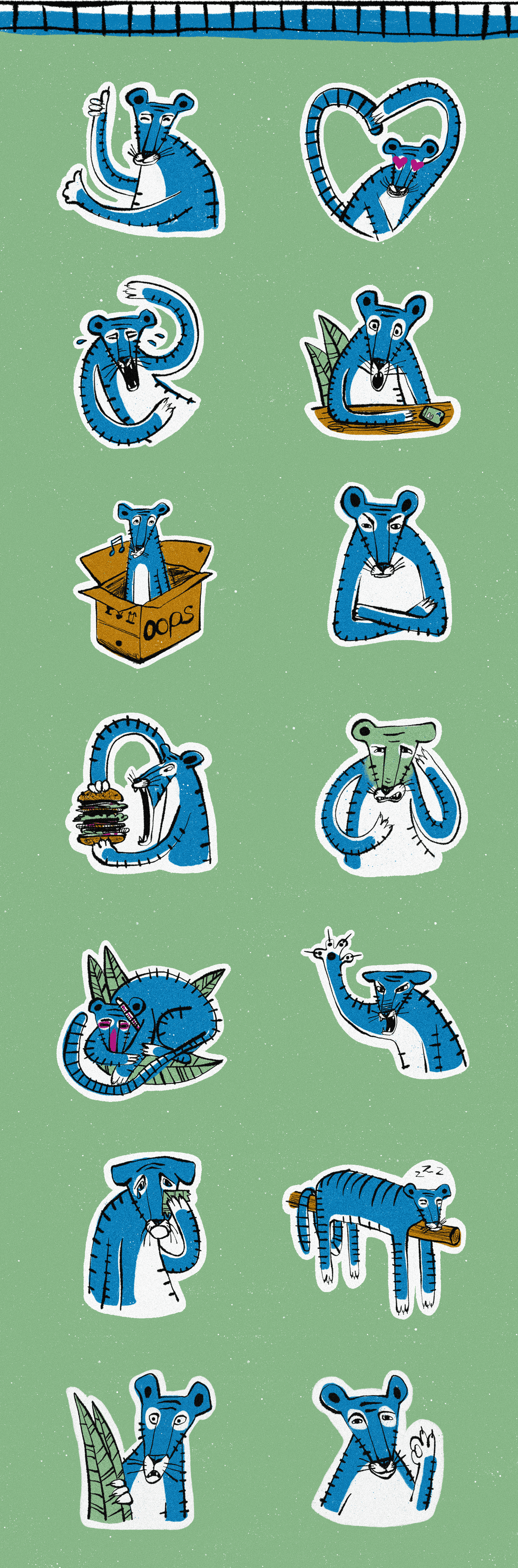 водяной тигр — Изображение №2 — Иллюстрация, Анимация на Dprofile