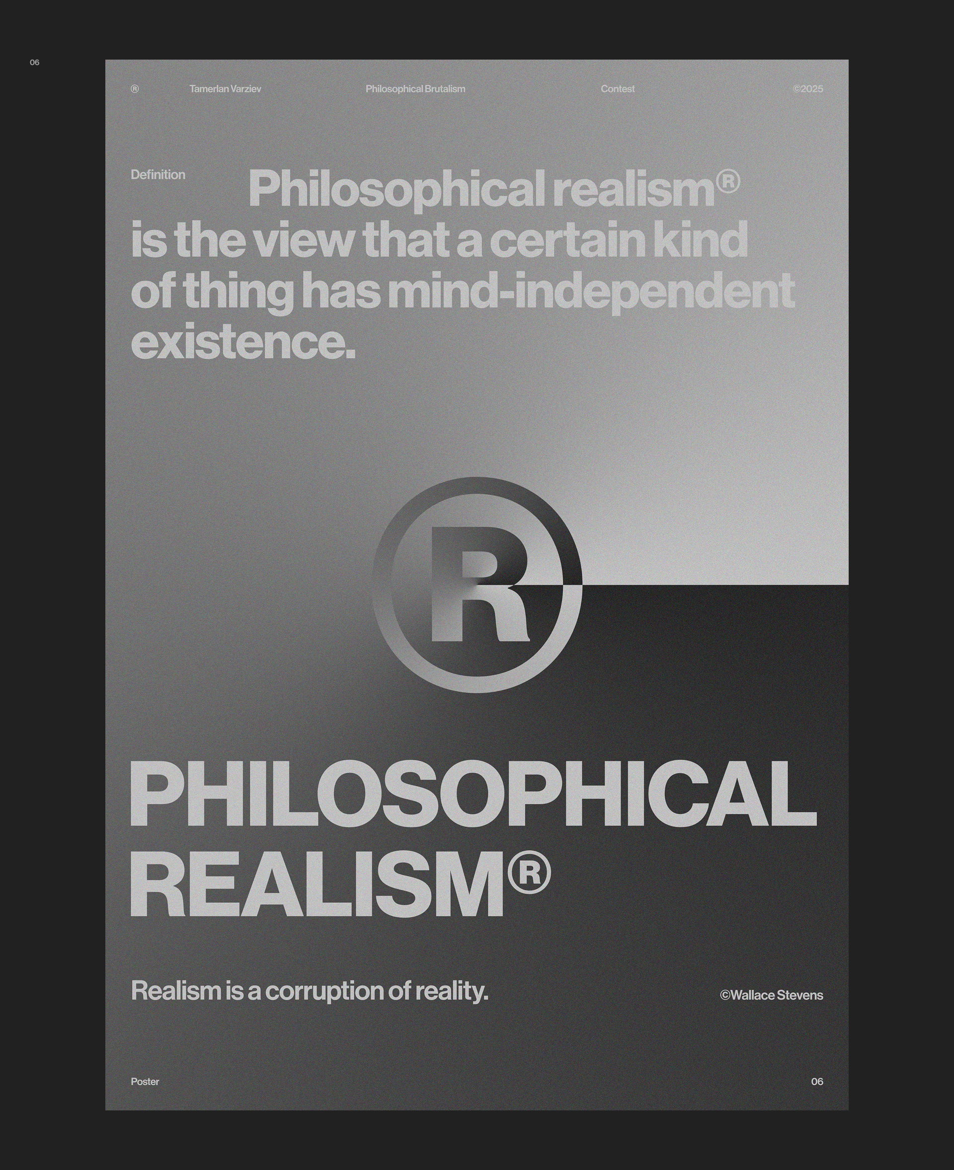 Philosophical Brutalism® — Posters Collection — Изображение №8 — Графика на Dprofile