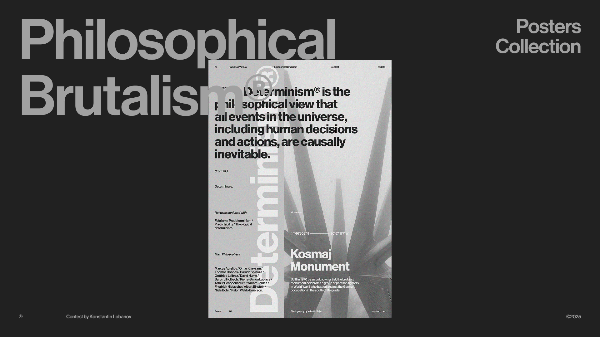 Philosophical Brutalism® — Posters Collection — Изображение №1 — Графика на Dprofile