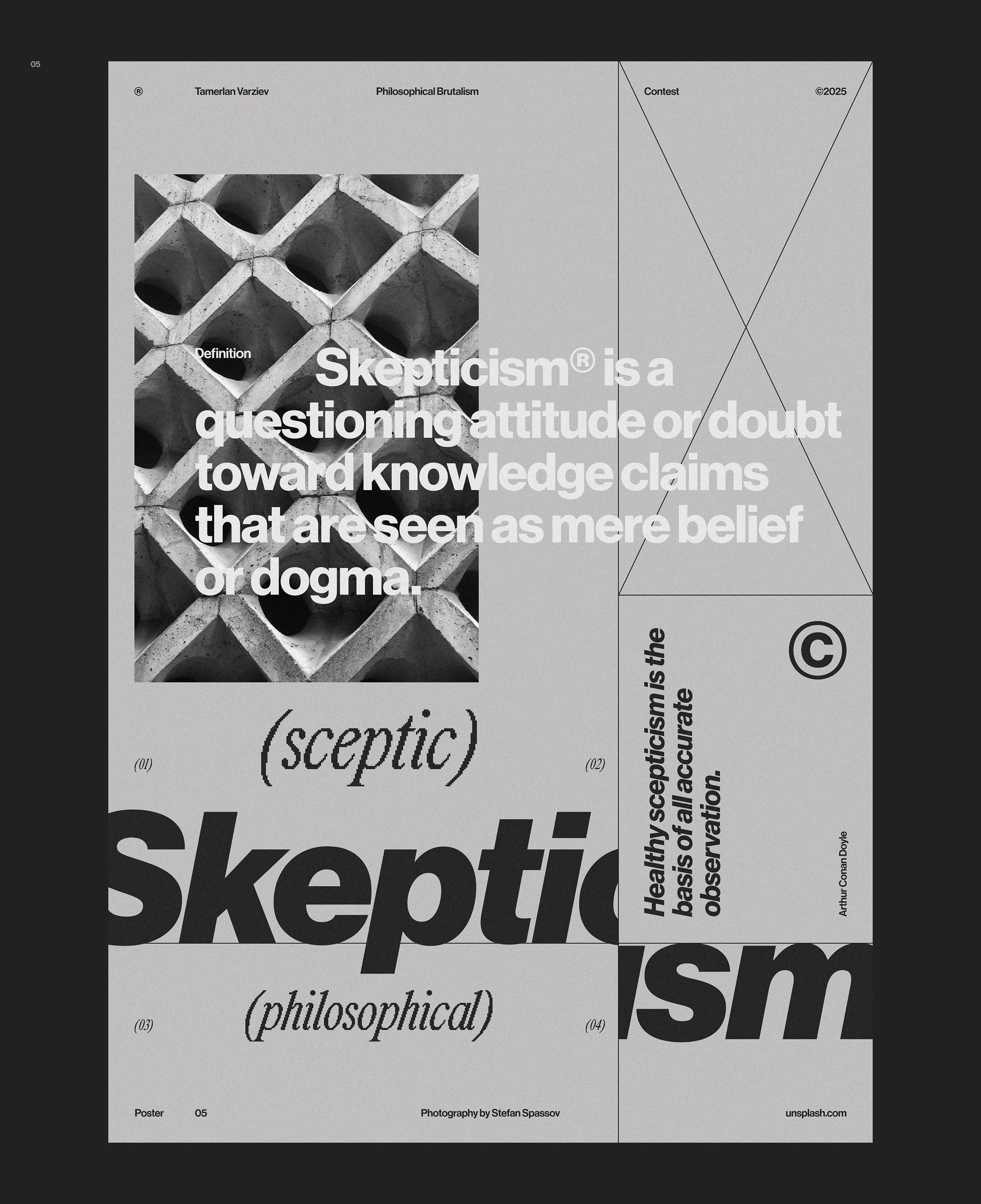 Philosophical Brutalism® — Posters Collection — Изображение №7 — Графика на Dprofile