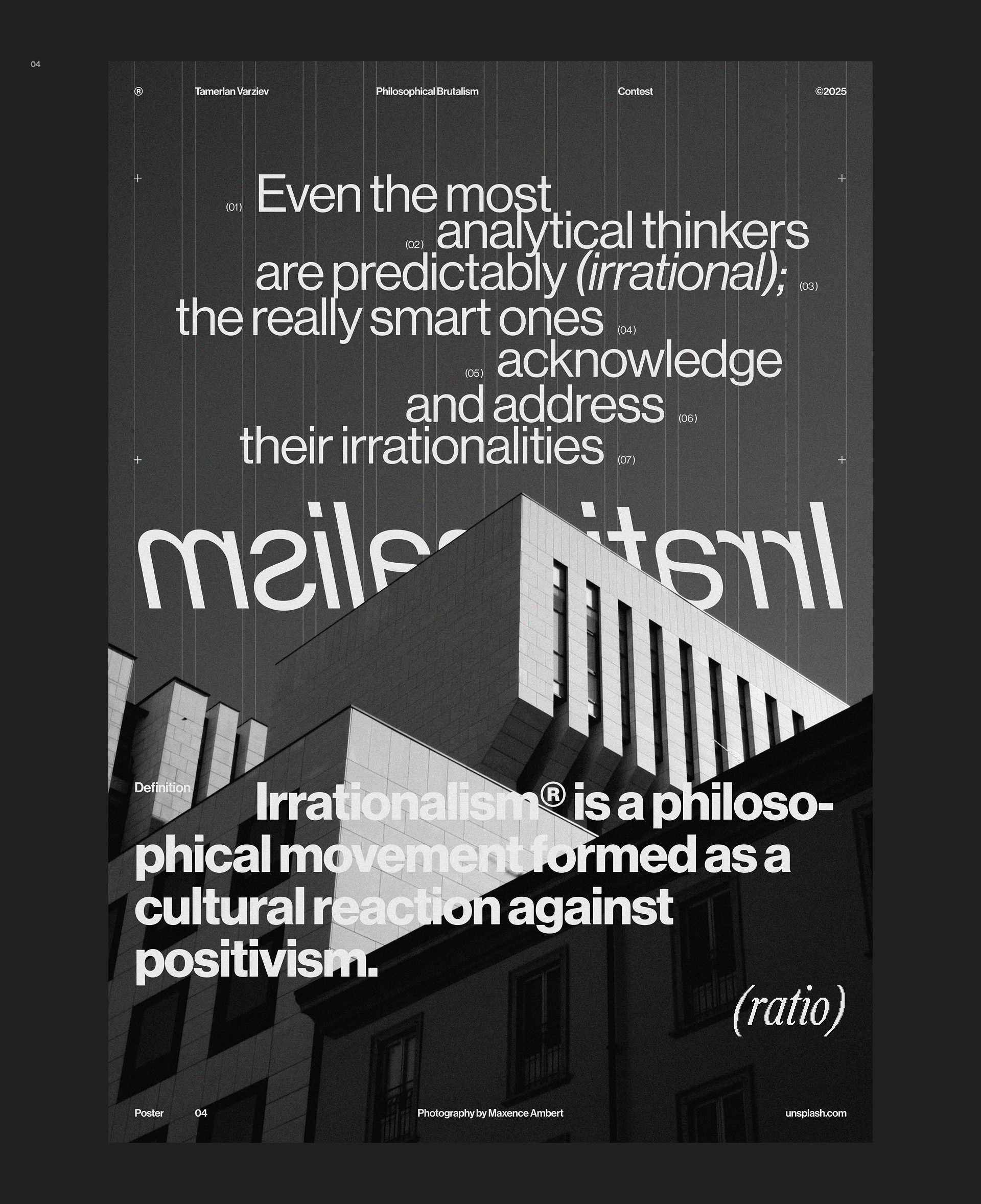 Philosophical Brutalism® — Posters Collection — Изображение №6 — Графика на Dprofile