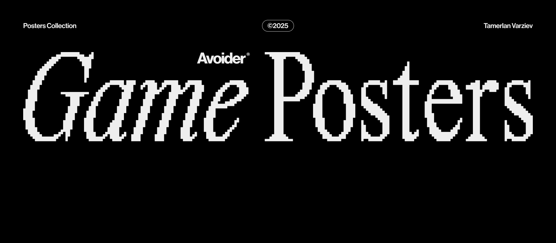 Gaming Posters Collection — Изображение №1 — Графика на Dprofile