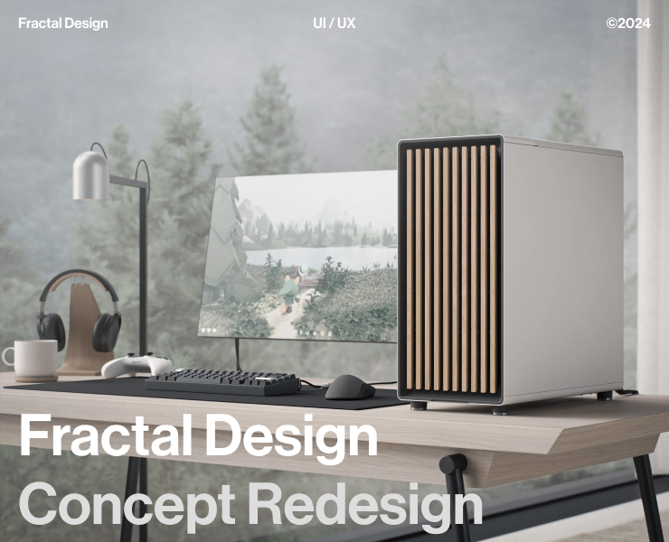 Fractal Design® — Website UI/UX — Интерфейсы на Dprofile