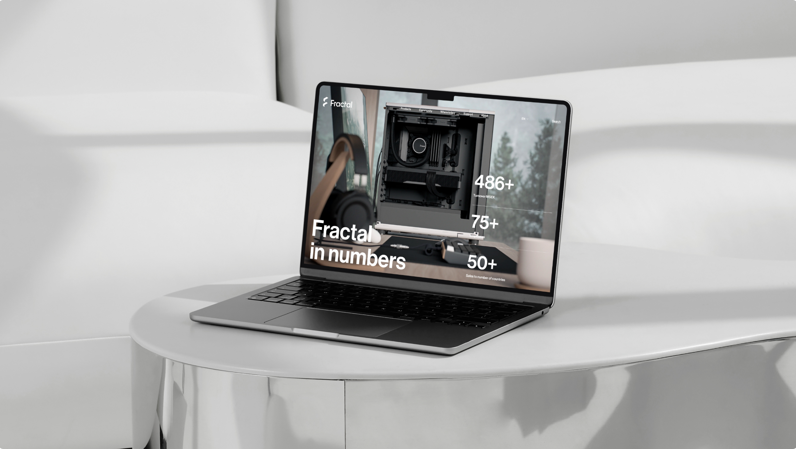 Fractal Design® — Website UI/UX — Изображение №6 — Интерфейсы на Dprofile