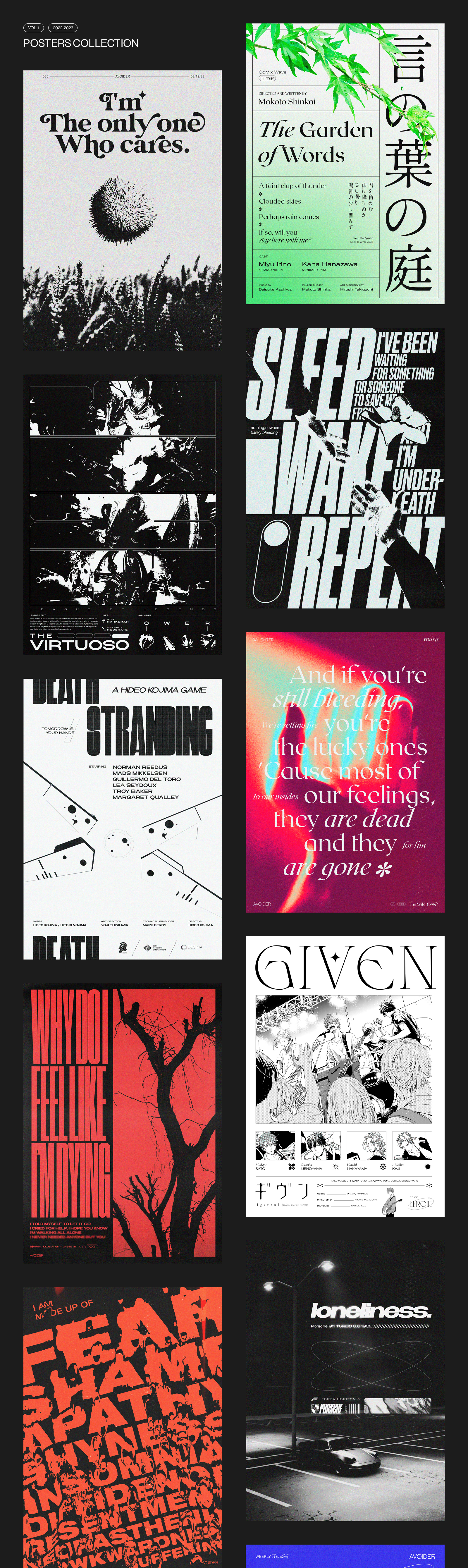 Posters Collection / vol. 1 & vol. 2 — Изображение №1 — Графика на Dprofile
