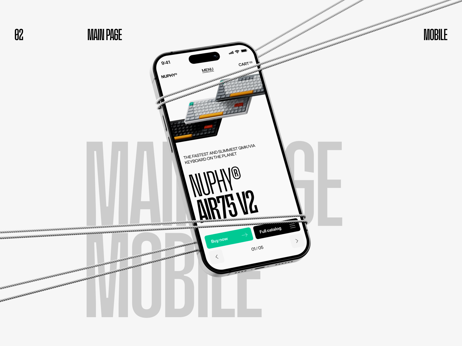 NuPhy® — Website UI/UX — Изображение №6 — Интерфейсы на Dprofile
