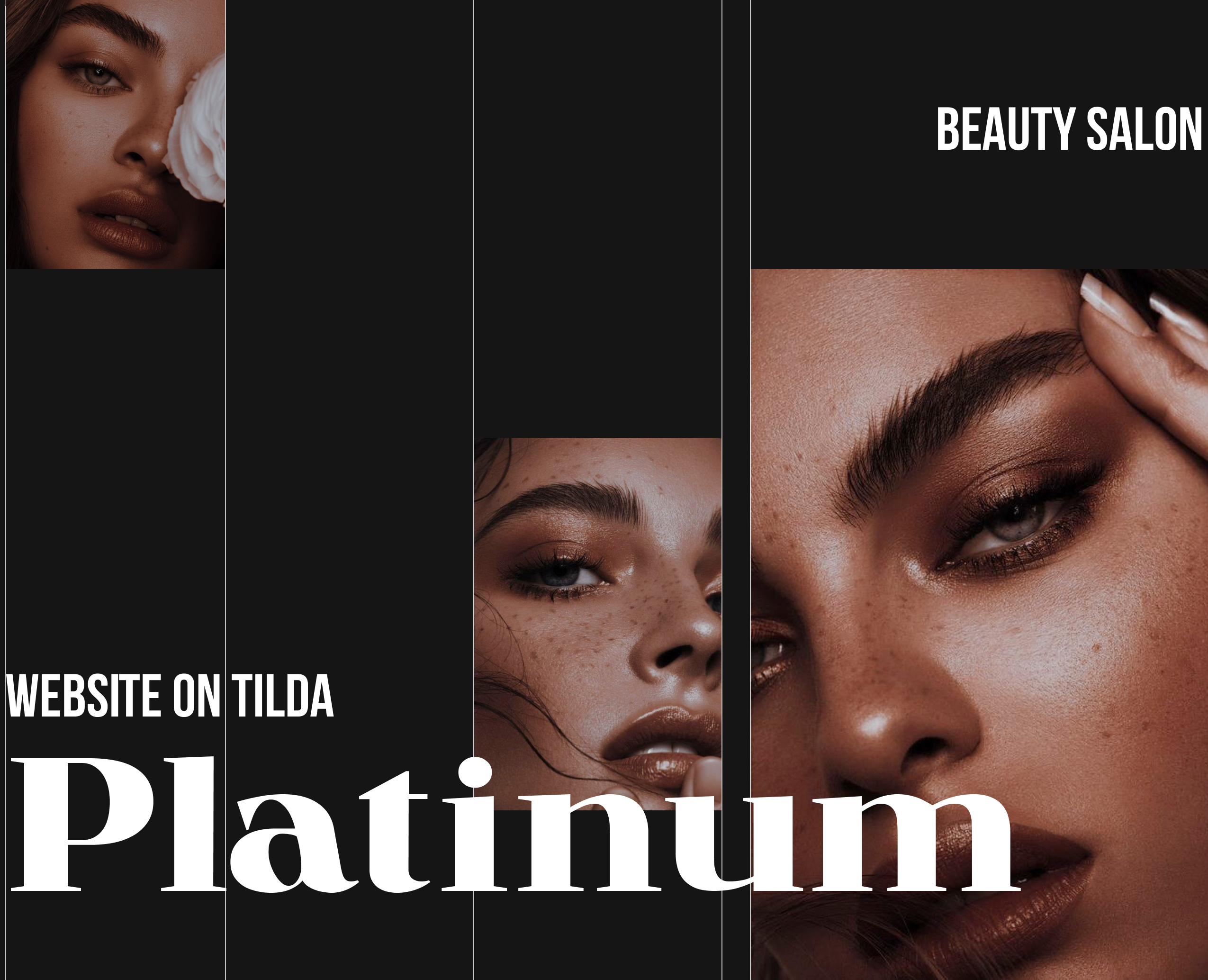 Салон красоты «Platinum» | Beauty salon | Website Tilda — Интерфейсы, Маркетинг на Dprofile