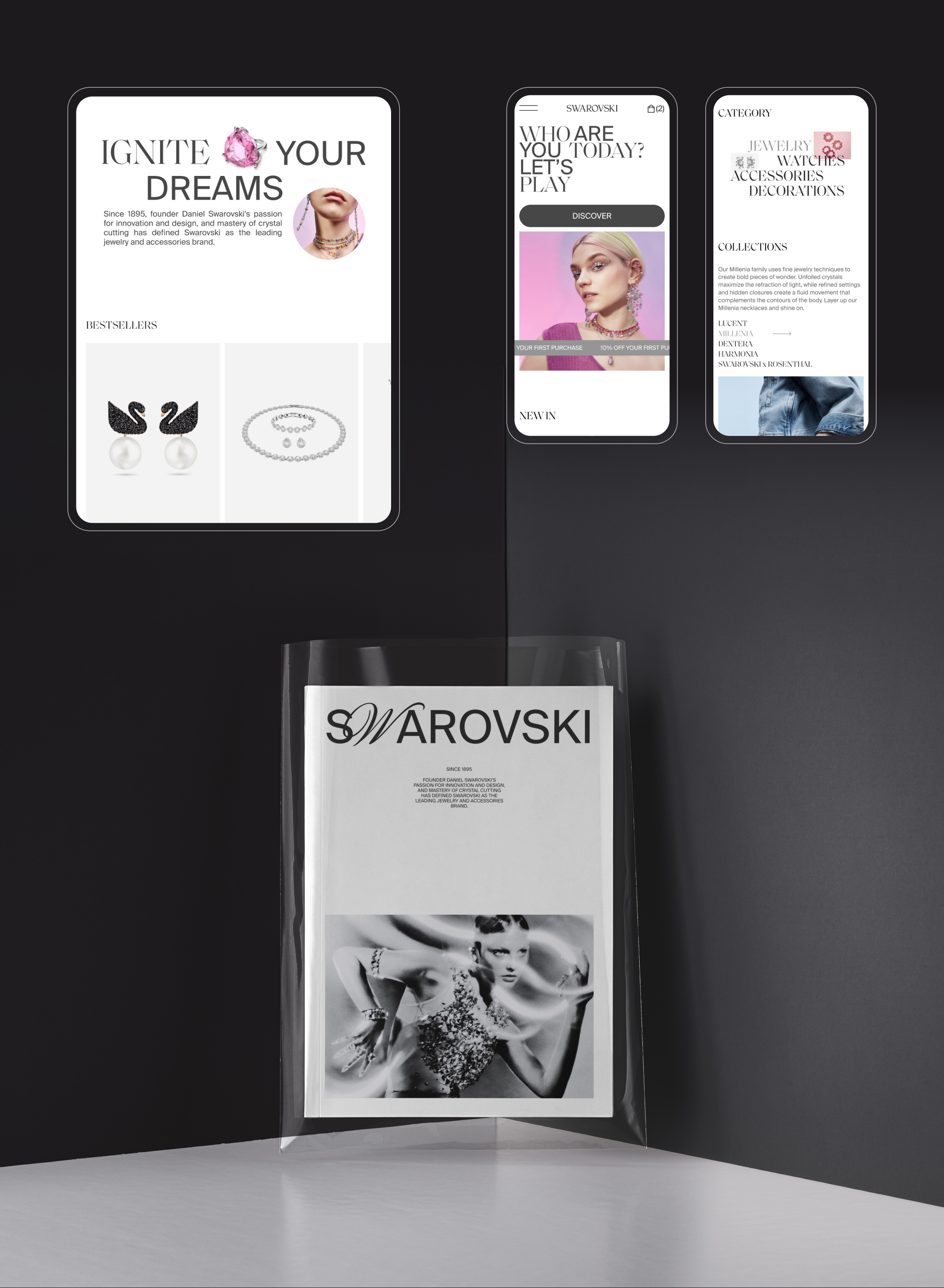 SWAROVSKI E-commerce redesign — Изображение №2 — Интерфейсы, Графика на Dprofile