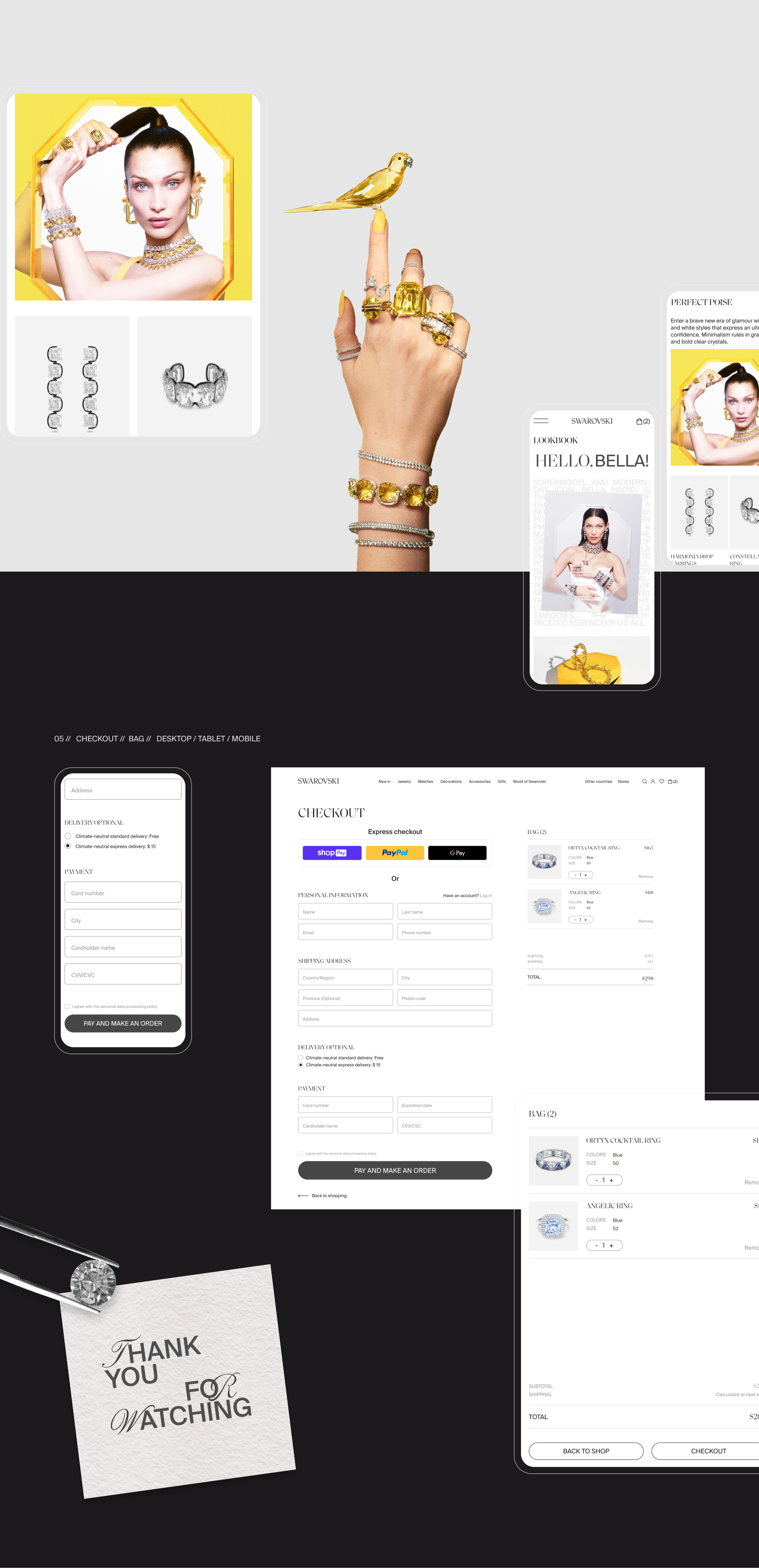 SWAROVSKI E-commerce redesign — Изображение №6 — Интерфейсы, Графика на Dprofile