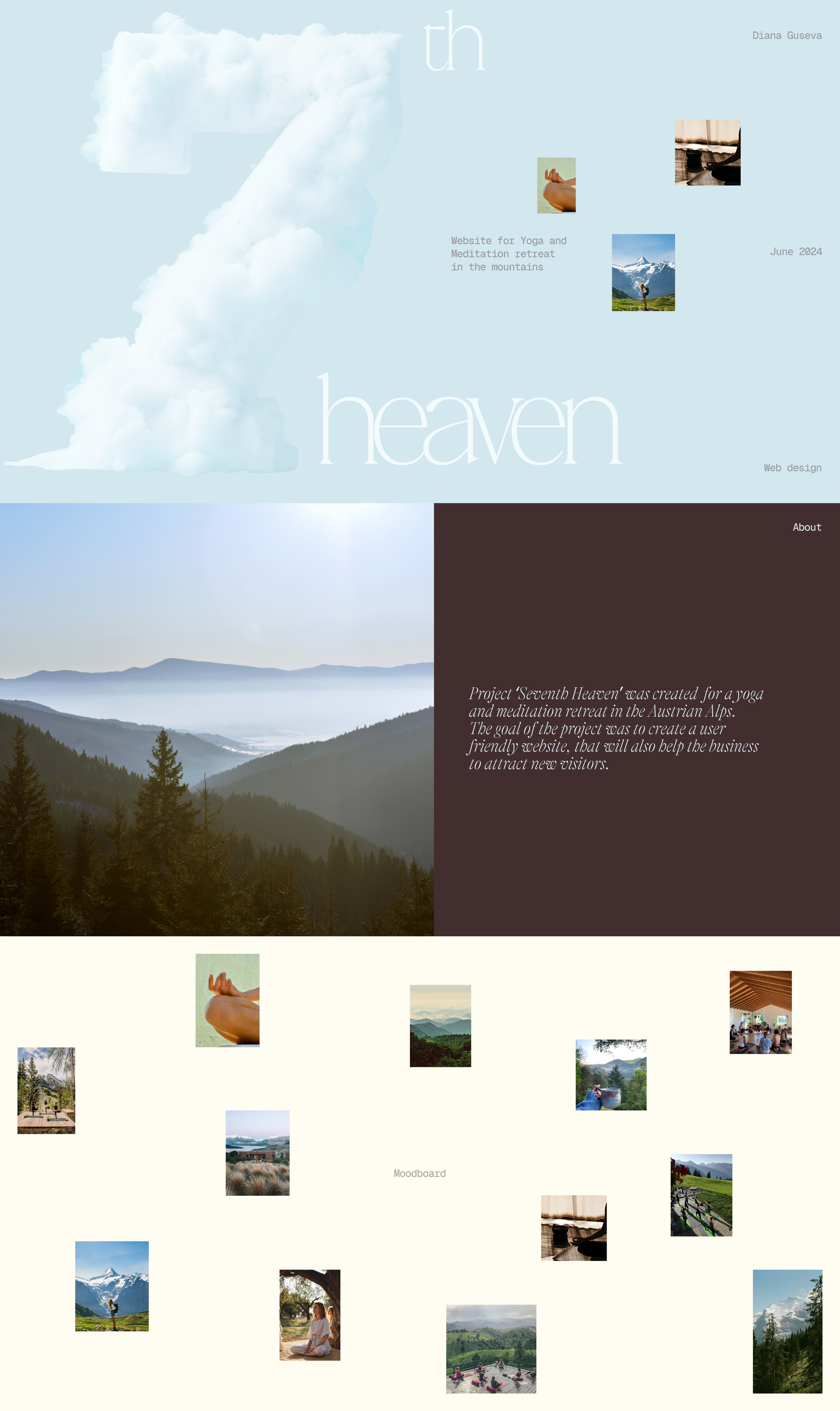Website for a Yoga retreat — Изображение №1 — Интерфейсы на Dprofile