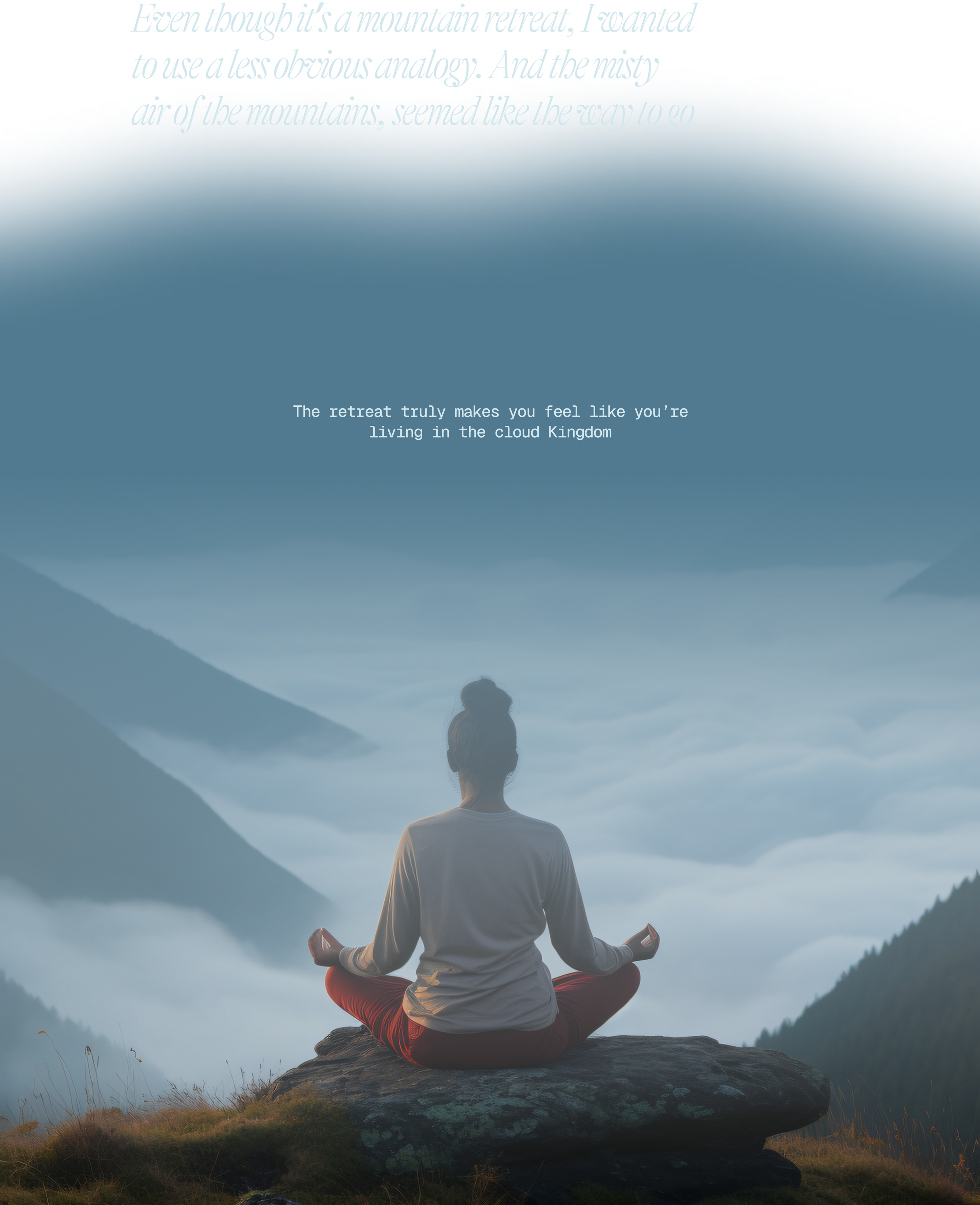 Website for a Yoga retreat — Изображение №4 — Интерфейсы на Dprofile