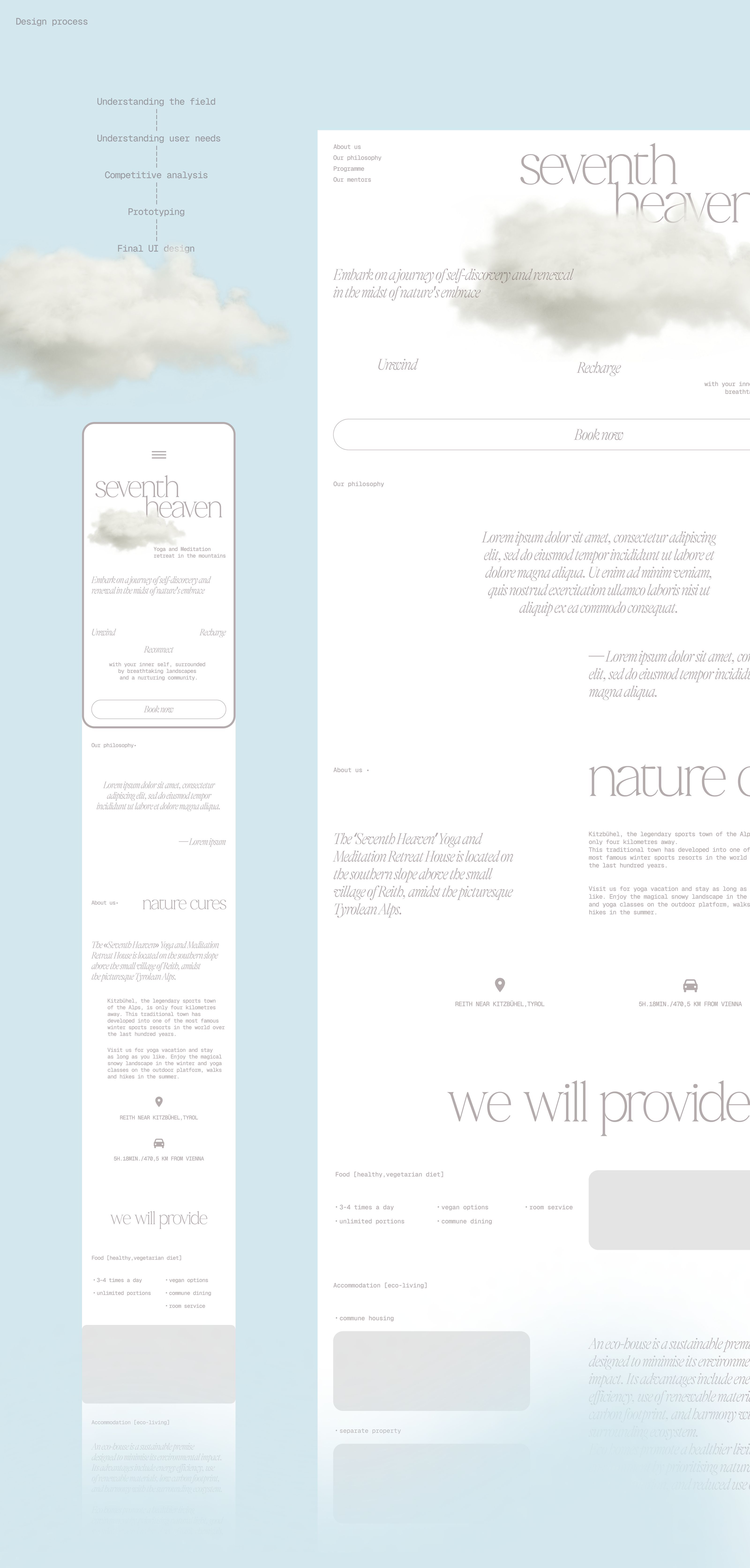 Website for a Yoga retreat — Изображение №2 — Интерфейсы на Dprofile