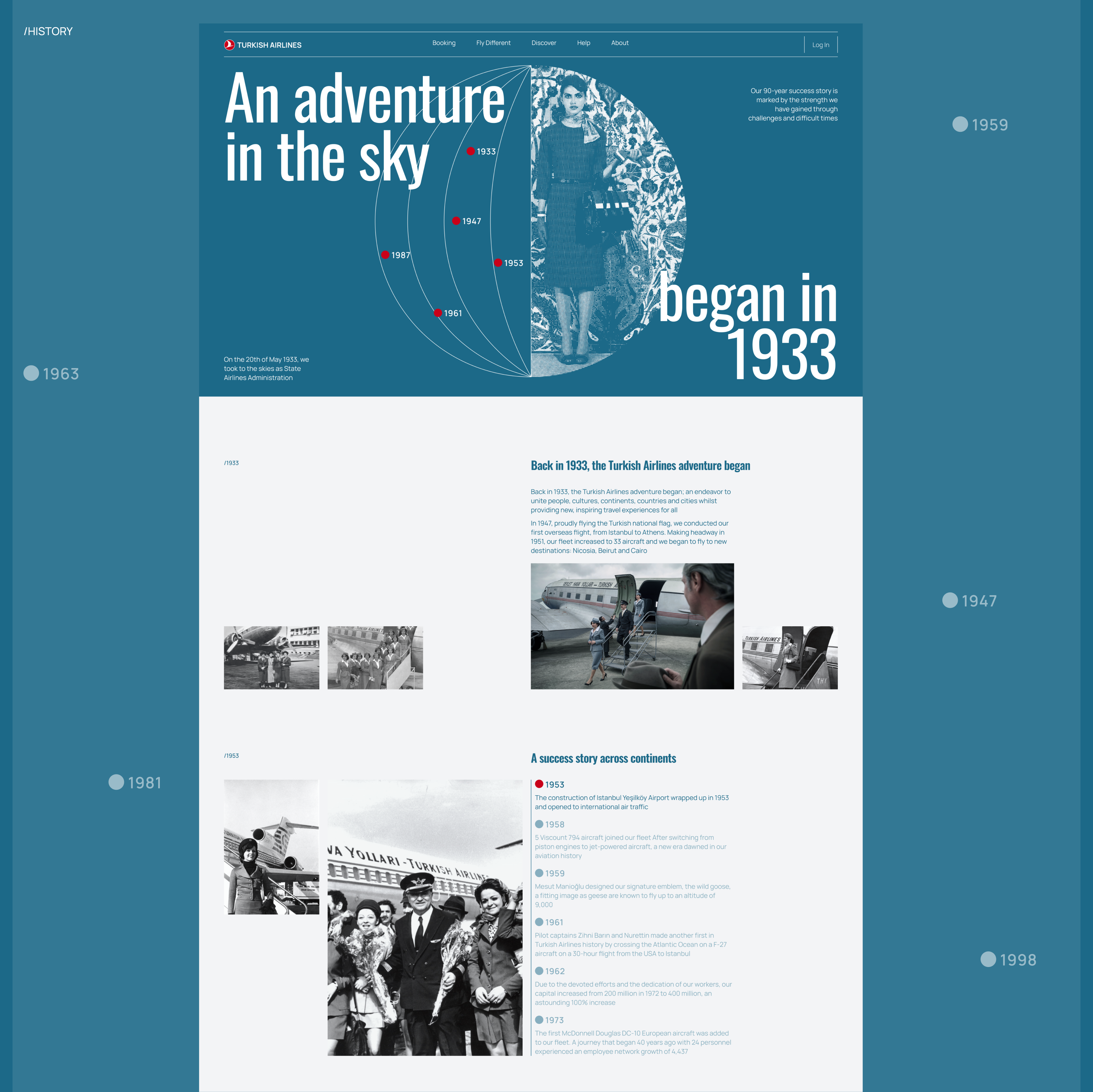 Turkish Airlines | Website Redesign — Изображение №9 — Интерфейсы на Dprofile