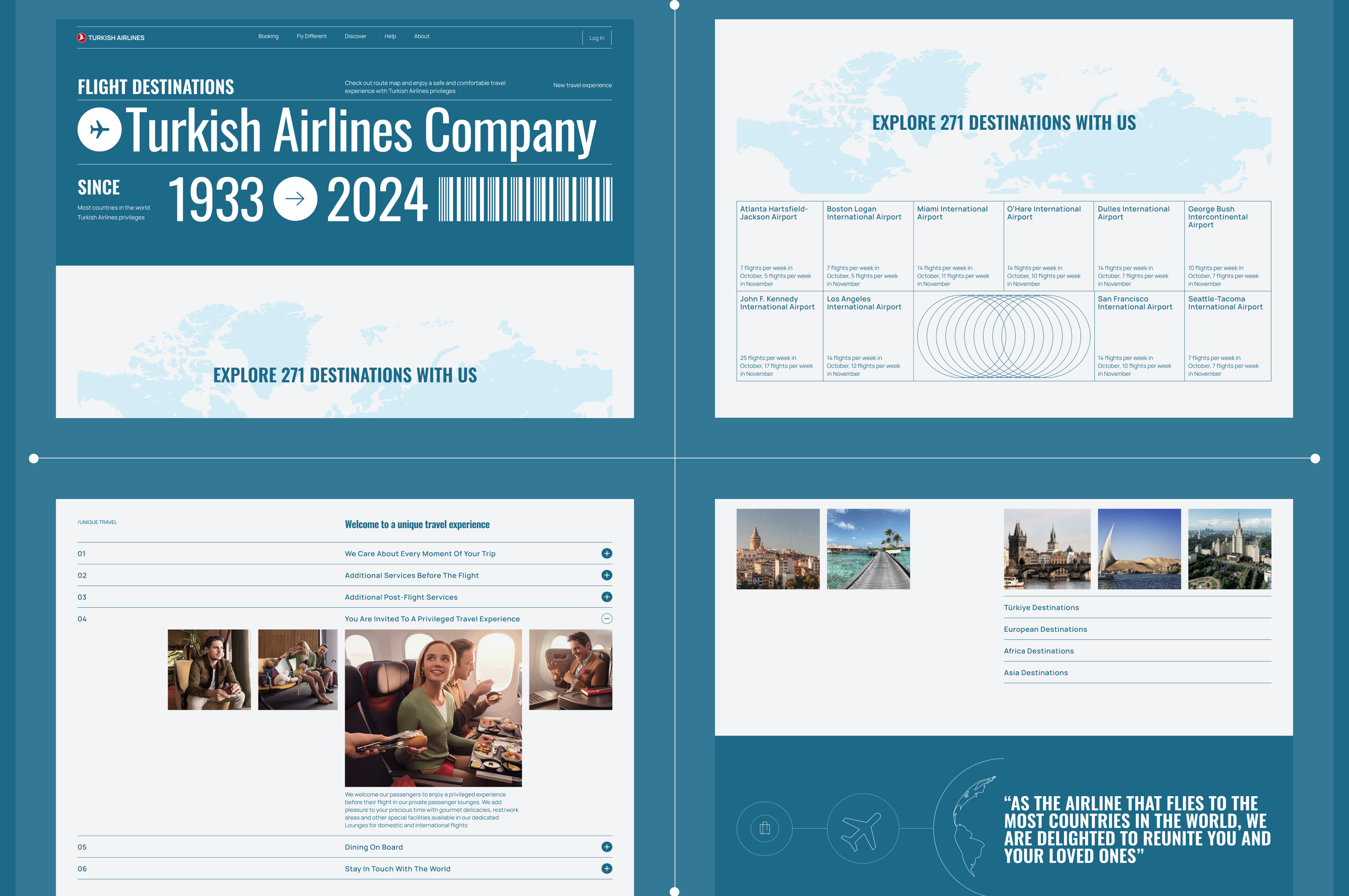 Turkish Airlines | Website Redesign — Изображение №11 — Интерфейсы на Dprofile