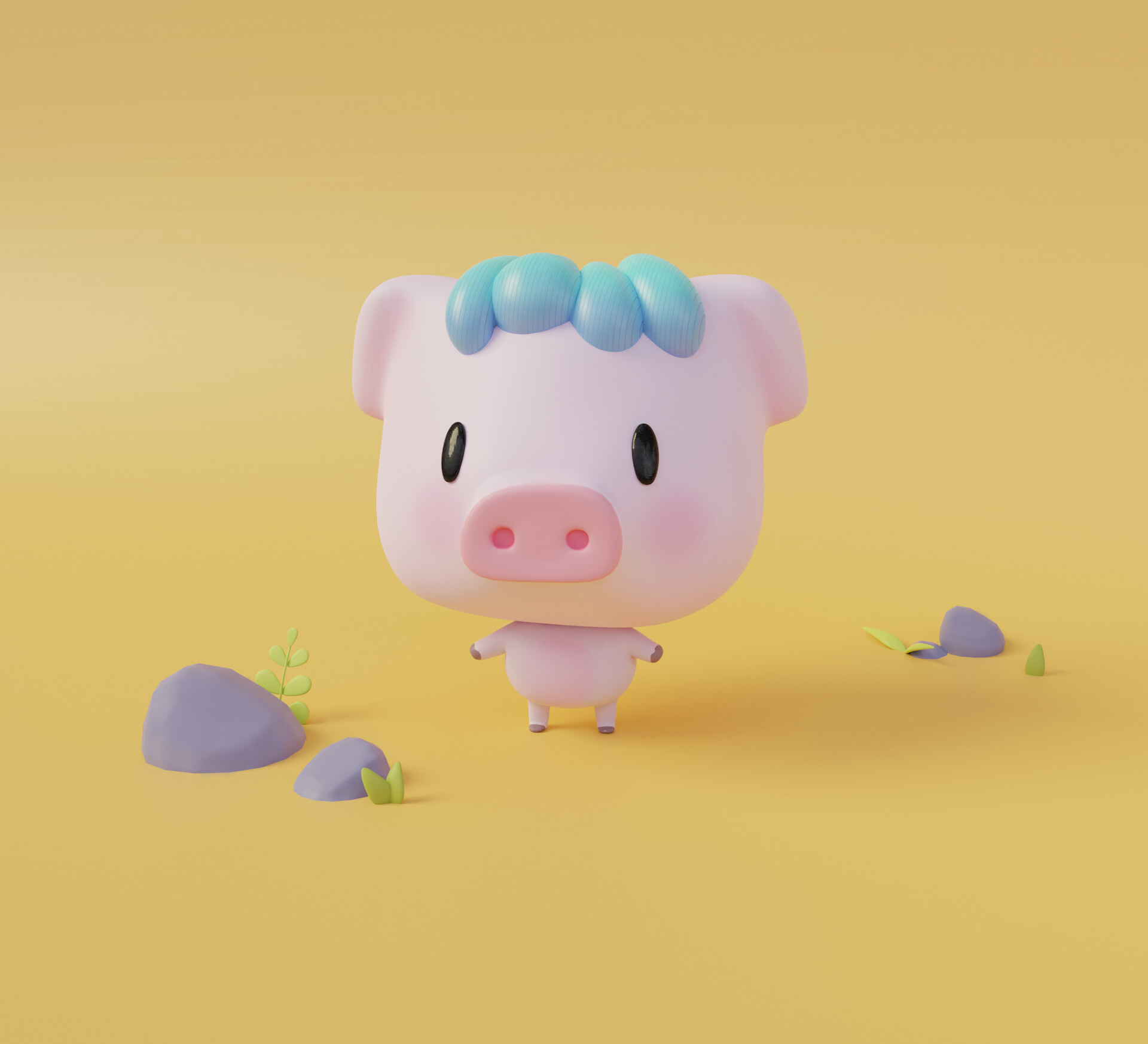 Иллюстрации в Blender — Изображение №5 — Графика, 3D на Dprofile