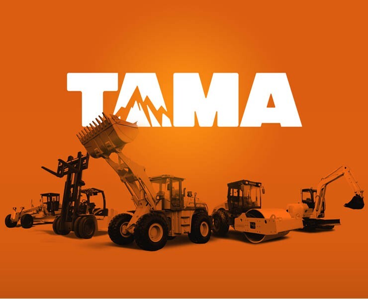TAMA. Логотип строительной техники — Брендинг на Dprofile