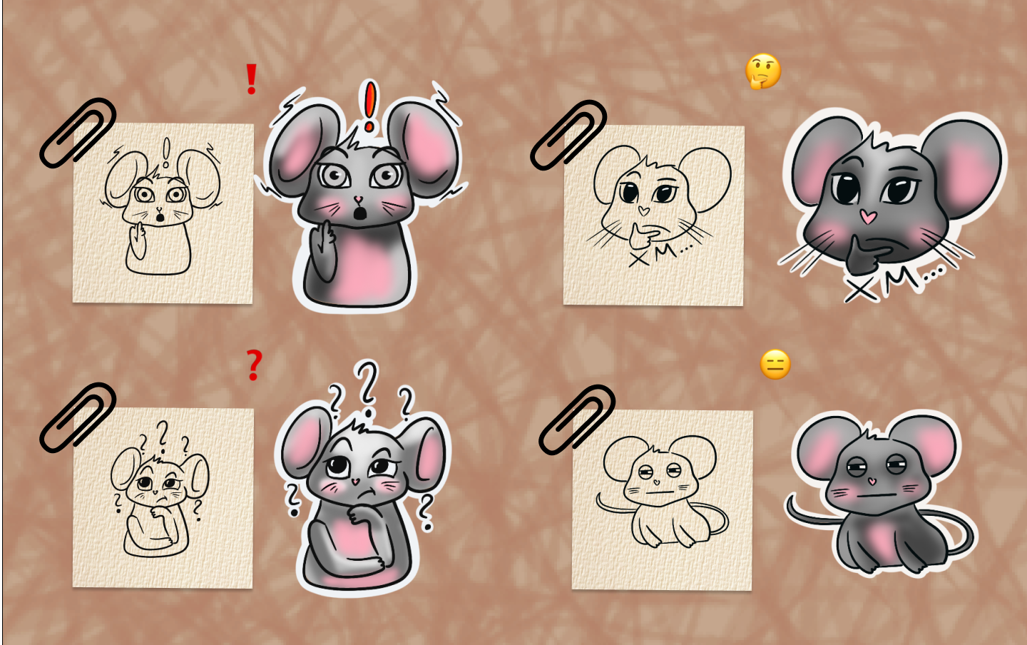 Стикерпак/ стикеры персонажа/ stickers — Изображение №8 — Иллюстрация на Dprofile