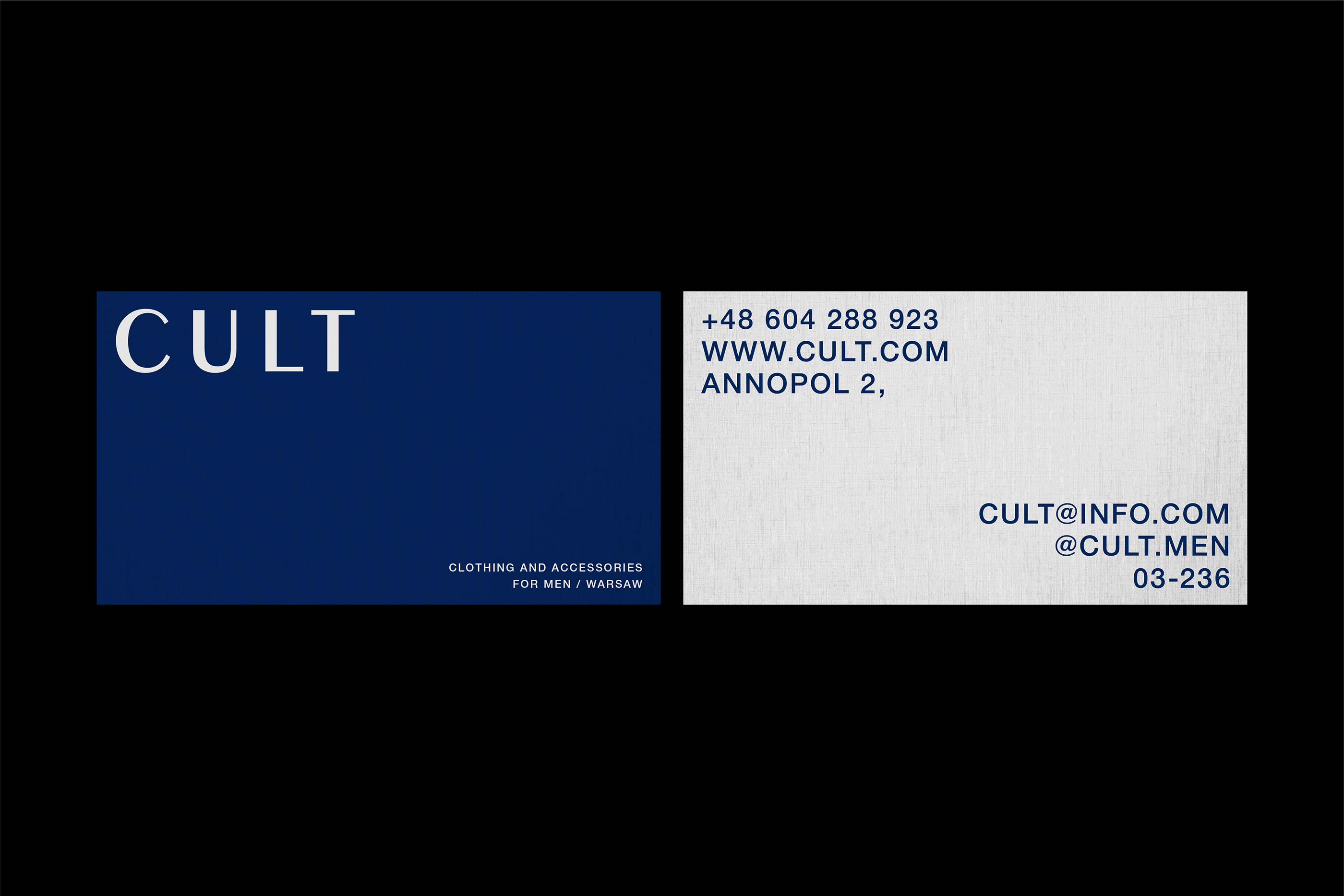 CULT MENSWEAR — Изображение №3 — Брендинг, Графика на Dprofile
