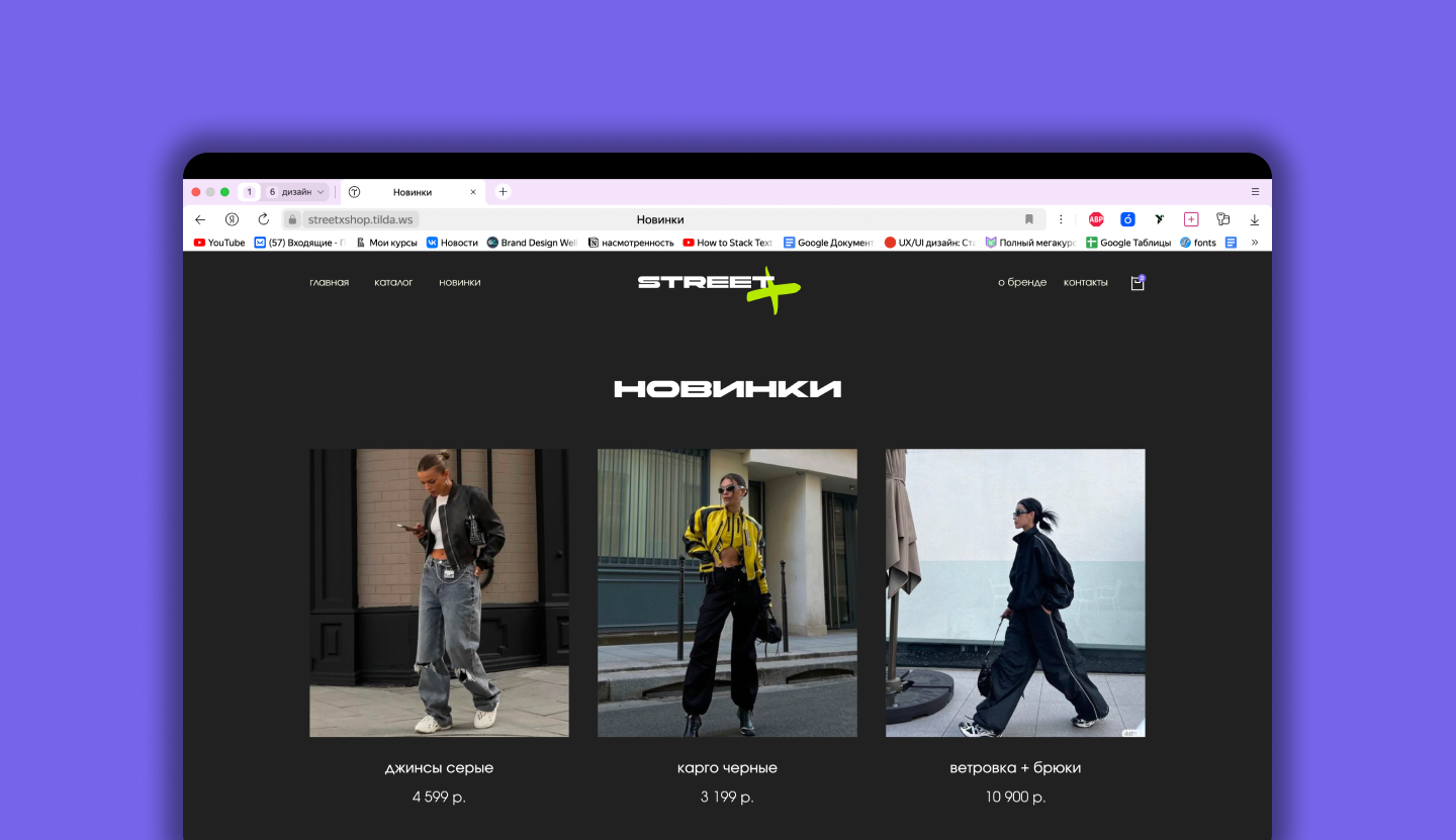 Website for StreetX brand — Изображение №4 — Интерфейсы, Брендинг на Dprofile
