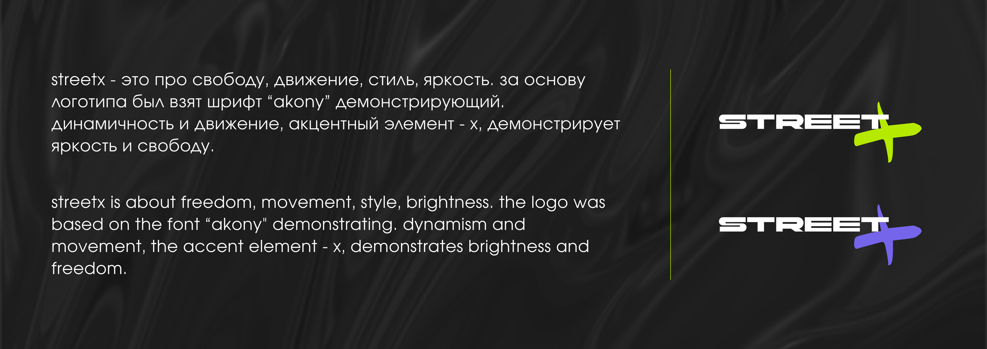 Branding for StreetX — Изображение №3 — Брендинг, Графика на Dprofile