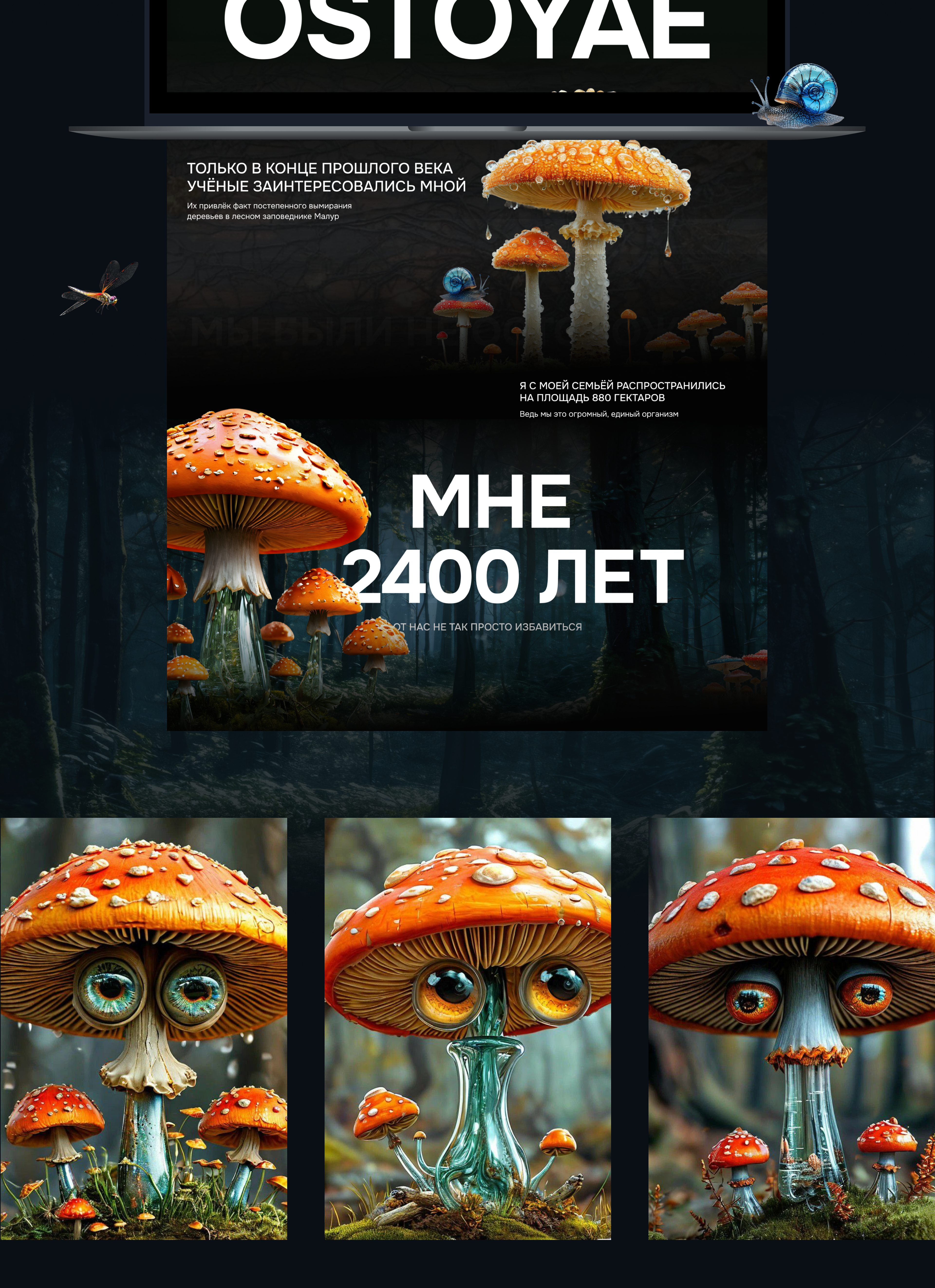 Дизайн батл Armillaria Ostoyae — Изображение №2 — Интерфейсы, Анимация на Dprofile