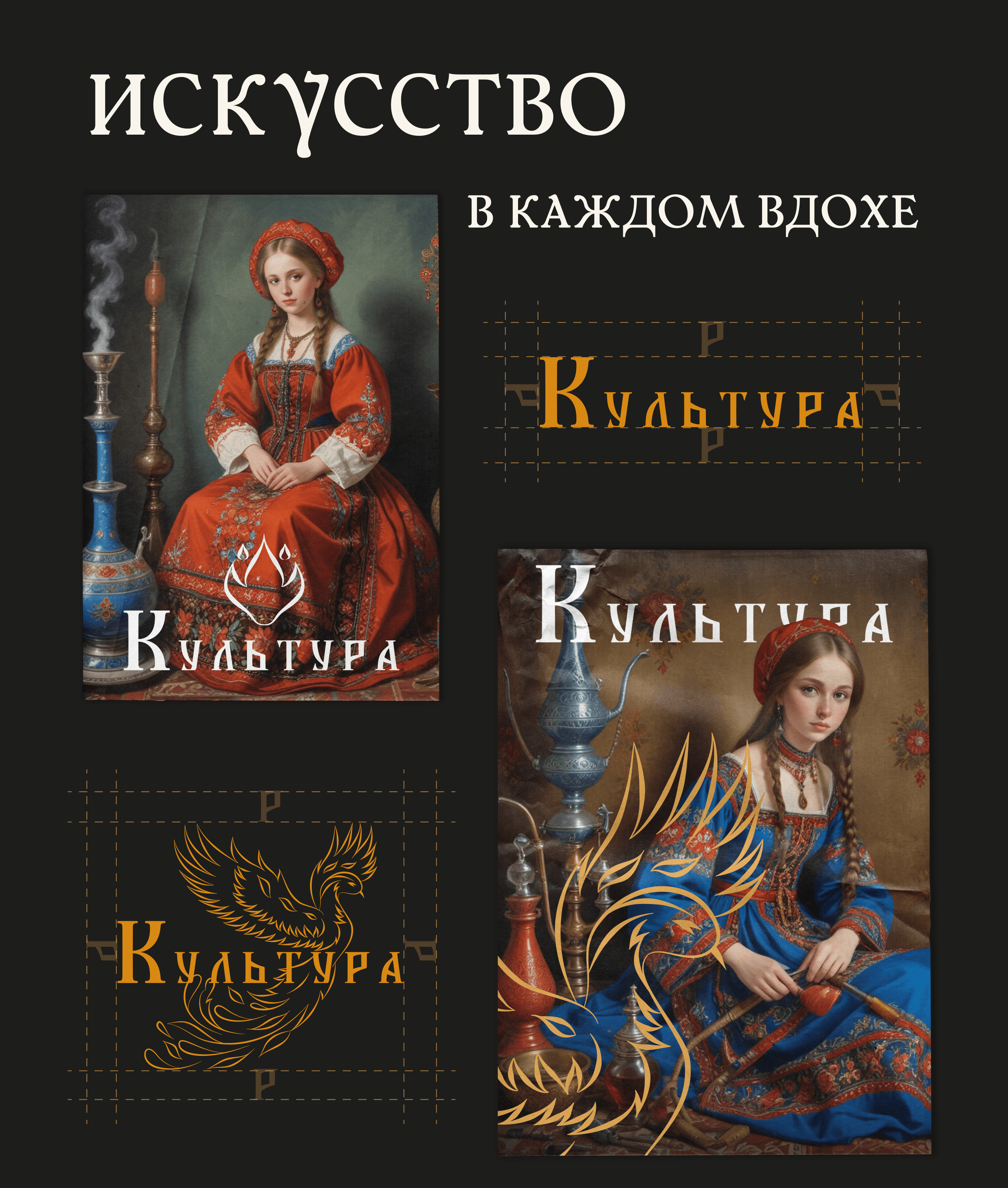 Брендинг для кальянной «Культура» — Изображение №1 — Брендинг на Dprofile