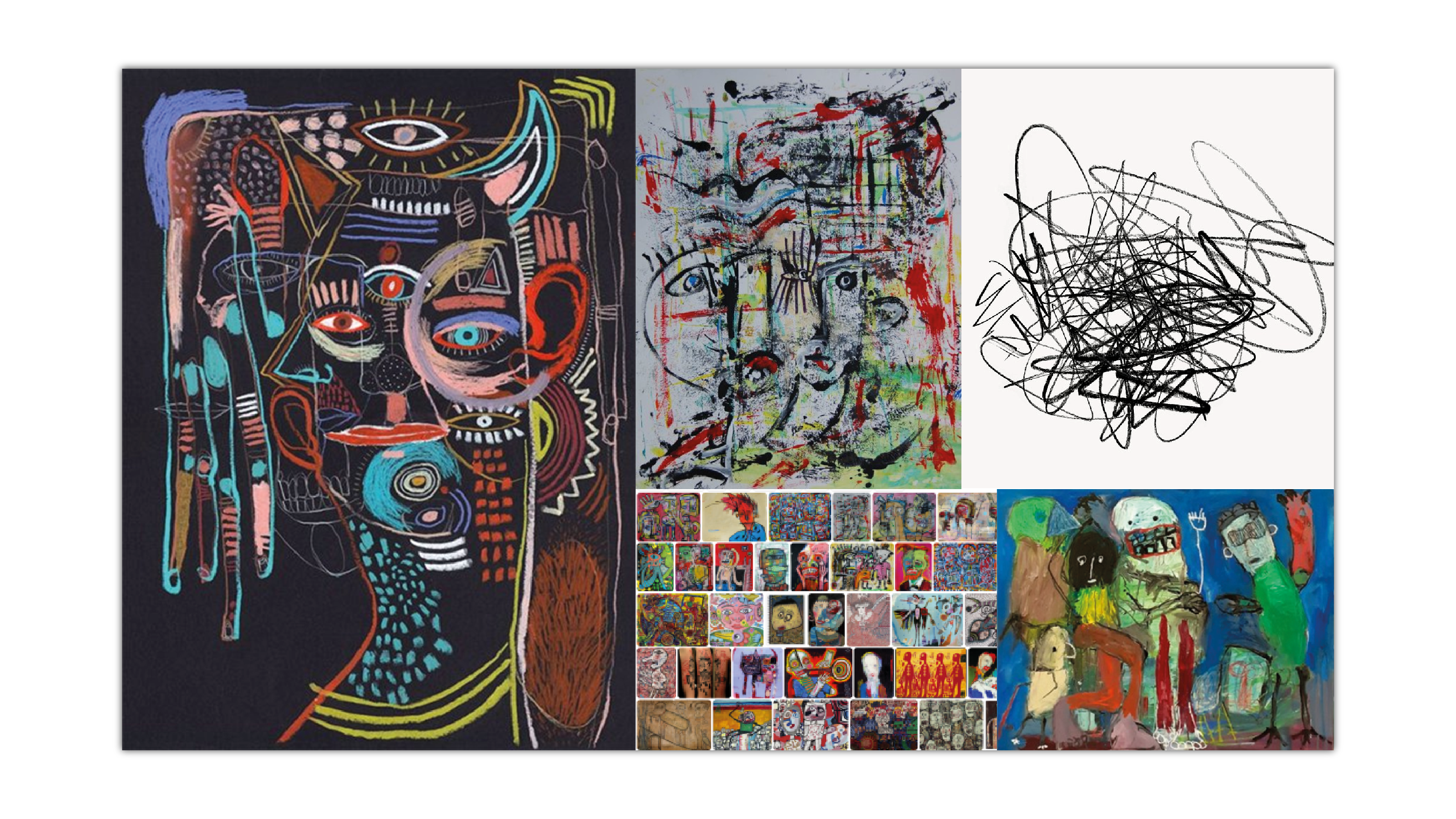 Информационные носители для выставки Ар-брют — Изображение №3 — Графика на Dprofile