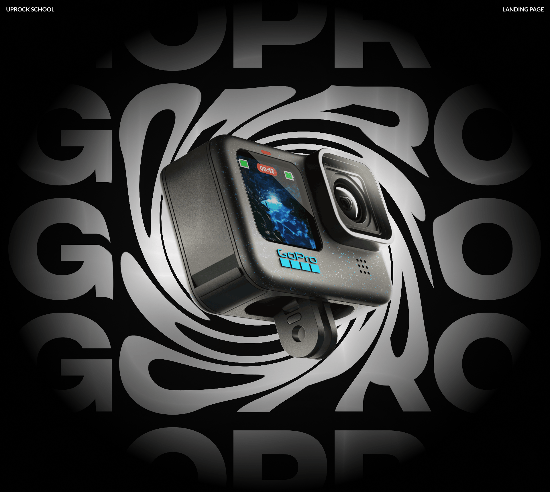 GOPRO HERO 12BLACK | Landing Page Redesing — Изображение №1 — Интерфейсы, Графика на Dprofile