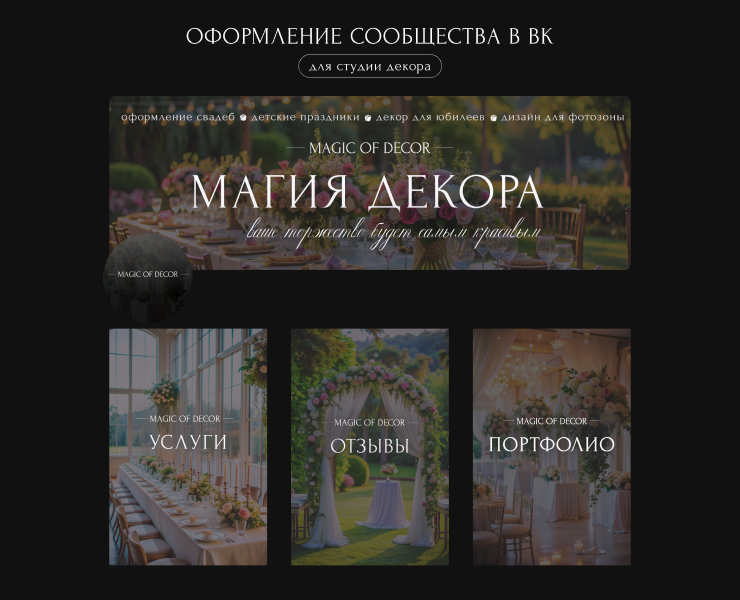 Оформление сообщества для сообщества в ВК — Маркетинг на Dprofile