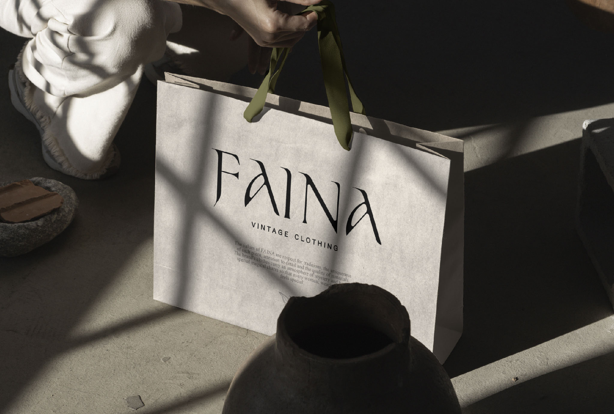 FAINA | VINTAGE CLOTHING | ЛОГОТИП | ФИРМЕННЫЙ СТИЛЬ — Изображение №17 — Брендинг на Dprofile