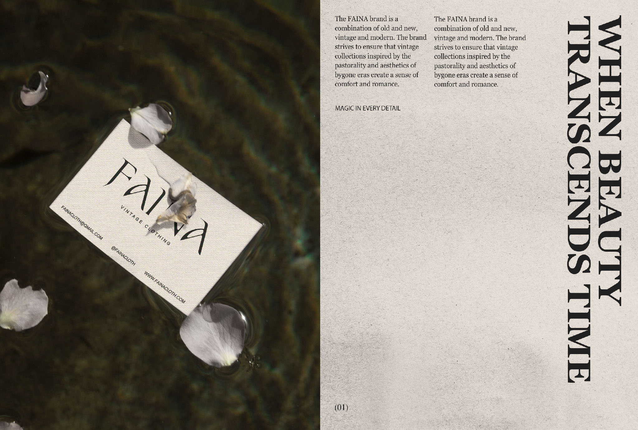 FAINA | VINTAGE CLOTHING | ЛОГОТИП | ФИРМЕННЫЙ СТИЛЬ — Изображение №18 — Брендинг на Dprofile