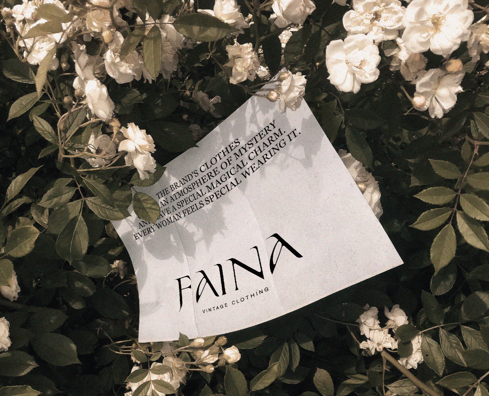 FAINA | VINTAGE CLOTHING | ЛОГОТИП | ФИРМЕННЫЙ СТИЛЬ на Dprofile