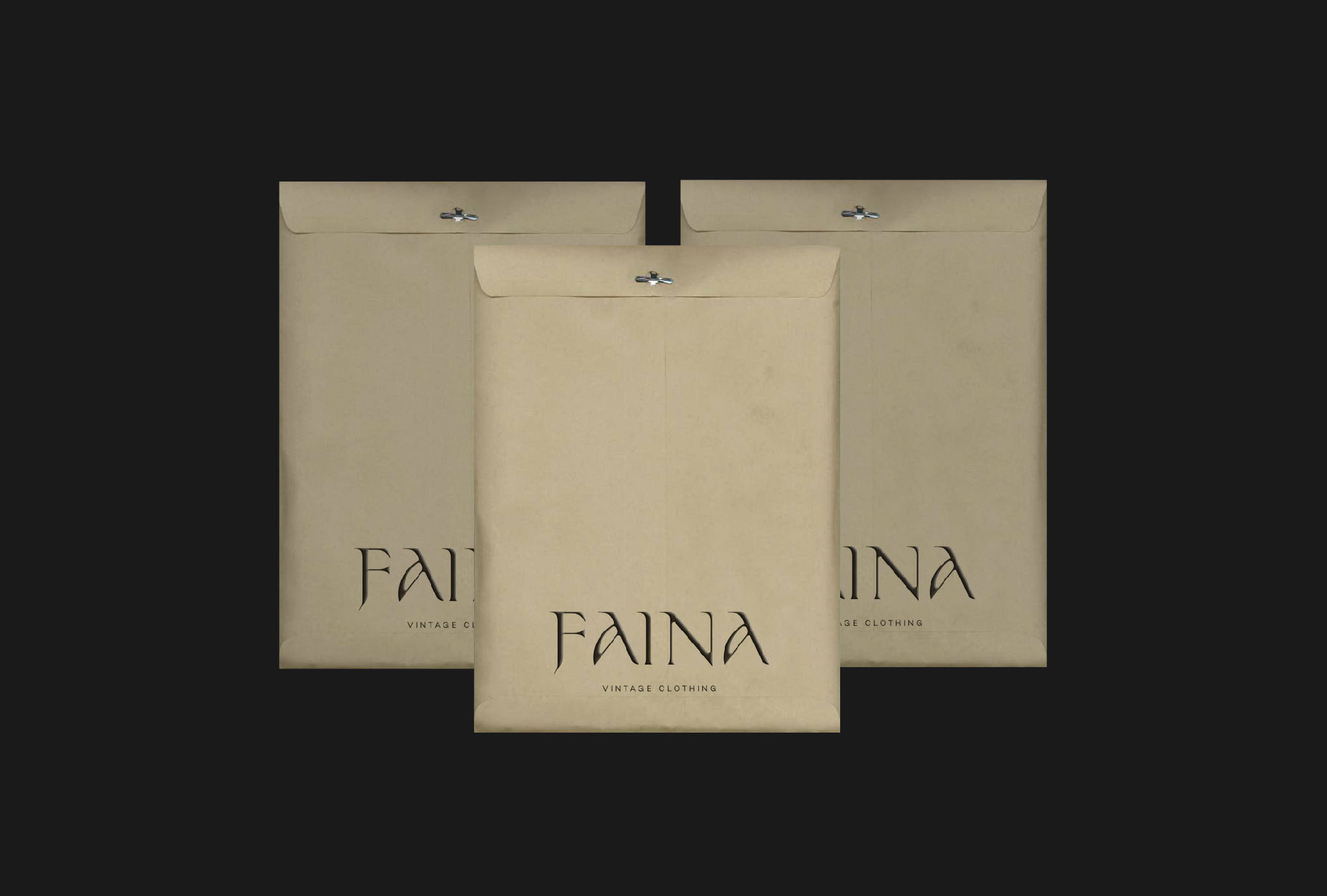FAINA | VINTAGE CLOTHING | ЛОГОТИП | ФИРМЕННЫЙ СТИЛЬ — Изображение №6 — Брендинг на Dprofile