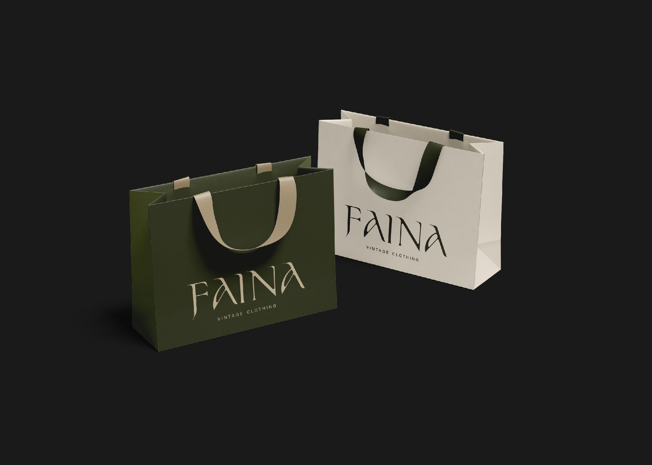 FAINA | VINTAGE CLOTHING | ЛОГОТИП | ФИРМЕННЫЙ СТИЛЬ — Изображение №9 — Брендинг на Dprofile