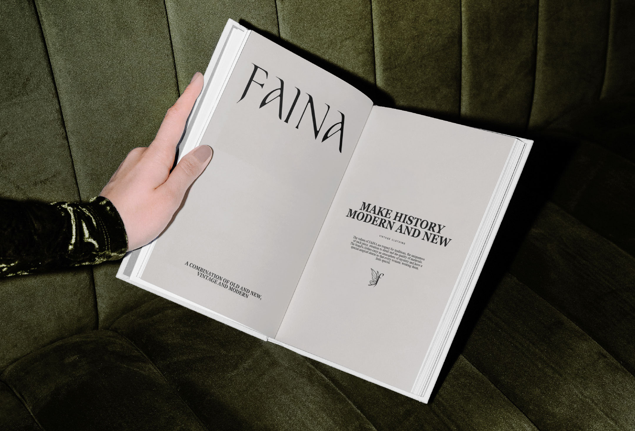 FAINA | VINTAGE CLOTHING | ЛОГОТИП | ФИРМЕННЫЙ СТИЛЬ — Изображение №10 — Брендинг на Dprofile