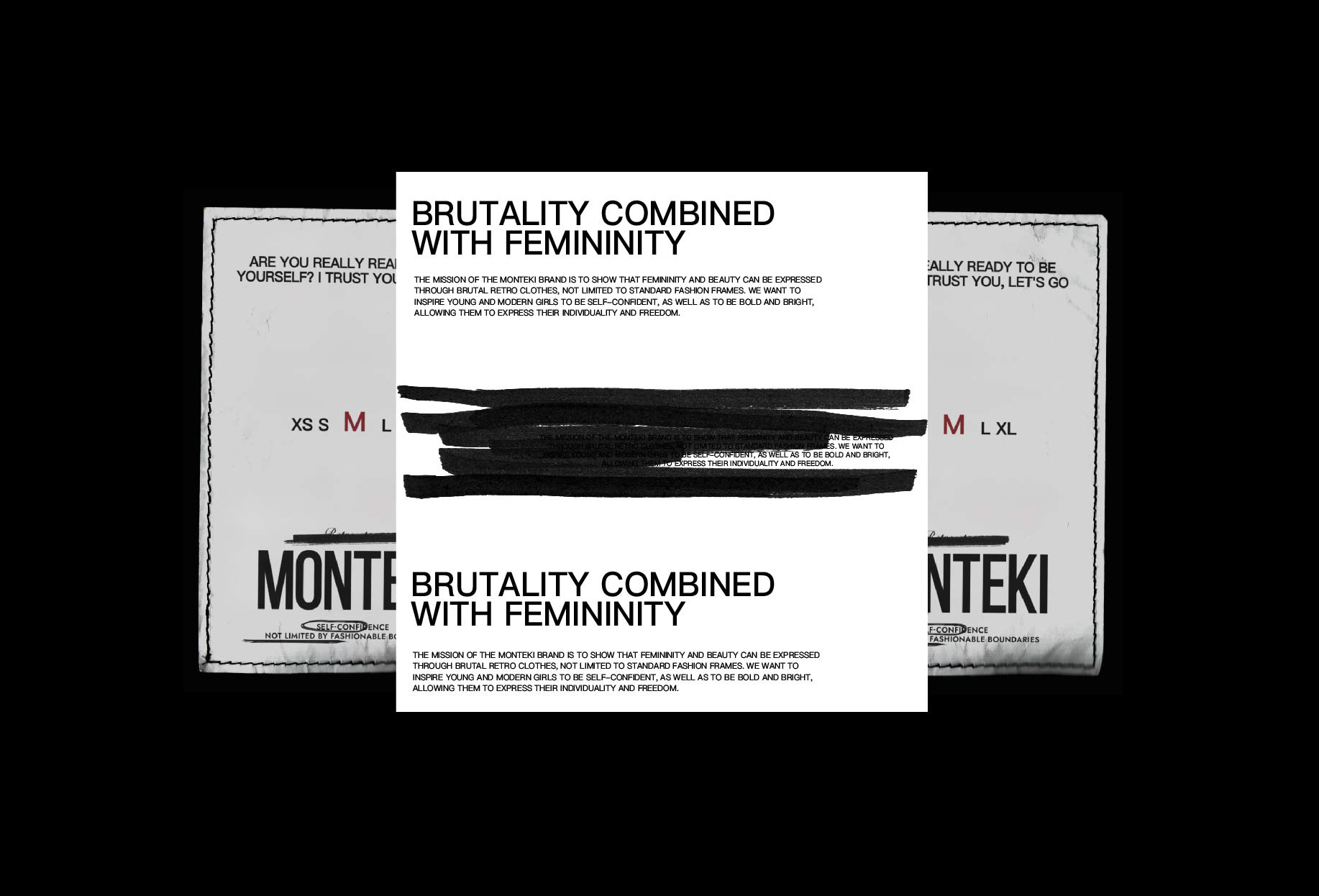 MONTEKI | WOMEN'S CLOTHING | ЛОГОТИП | АЙДЕНТИКА — Изображение №10 — Брендинг на Dprofile