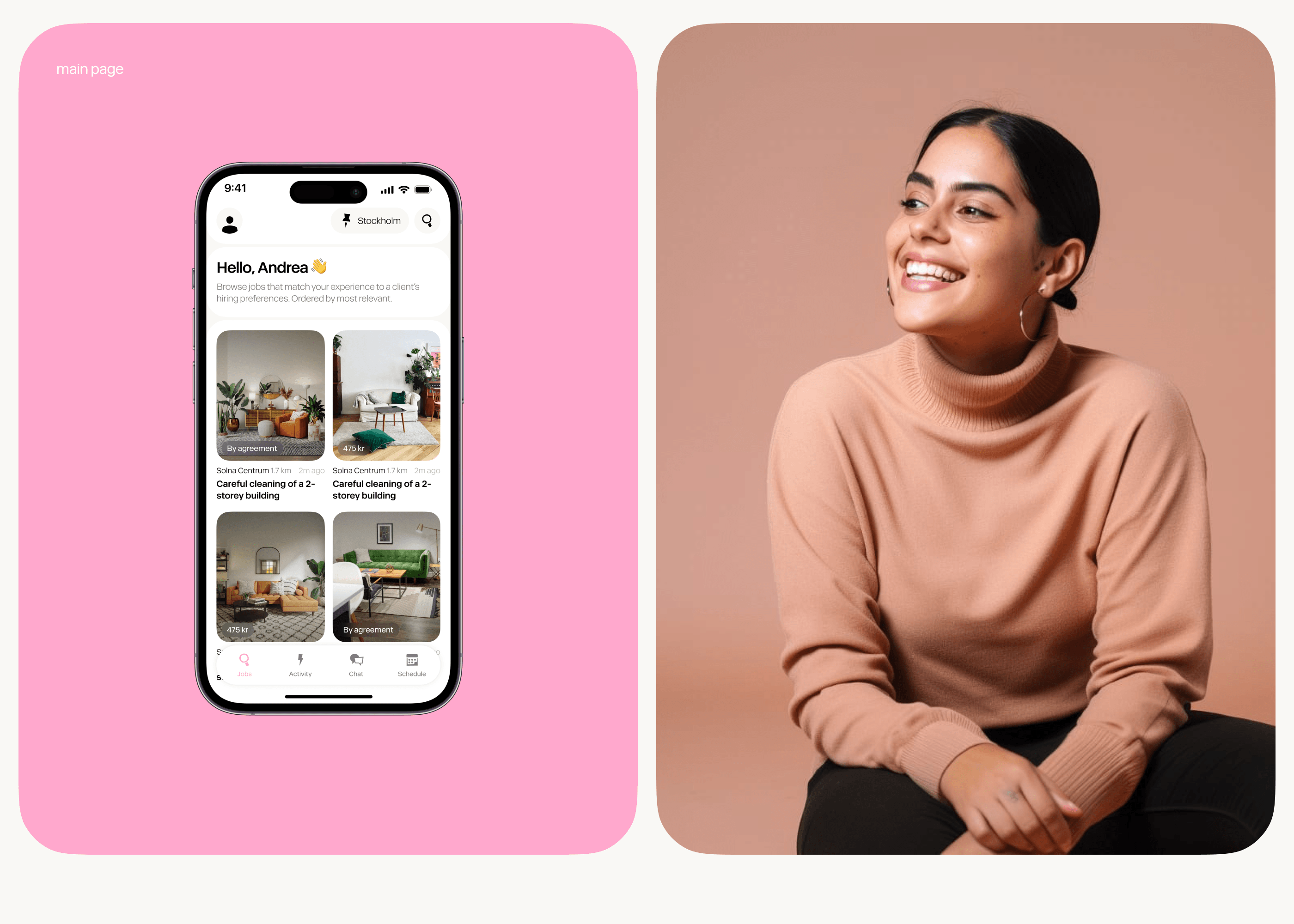 Сleaning mobile app — Изображение №4 — Интерфейсы на Dprofile