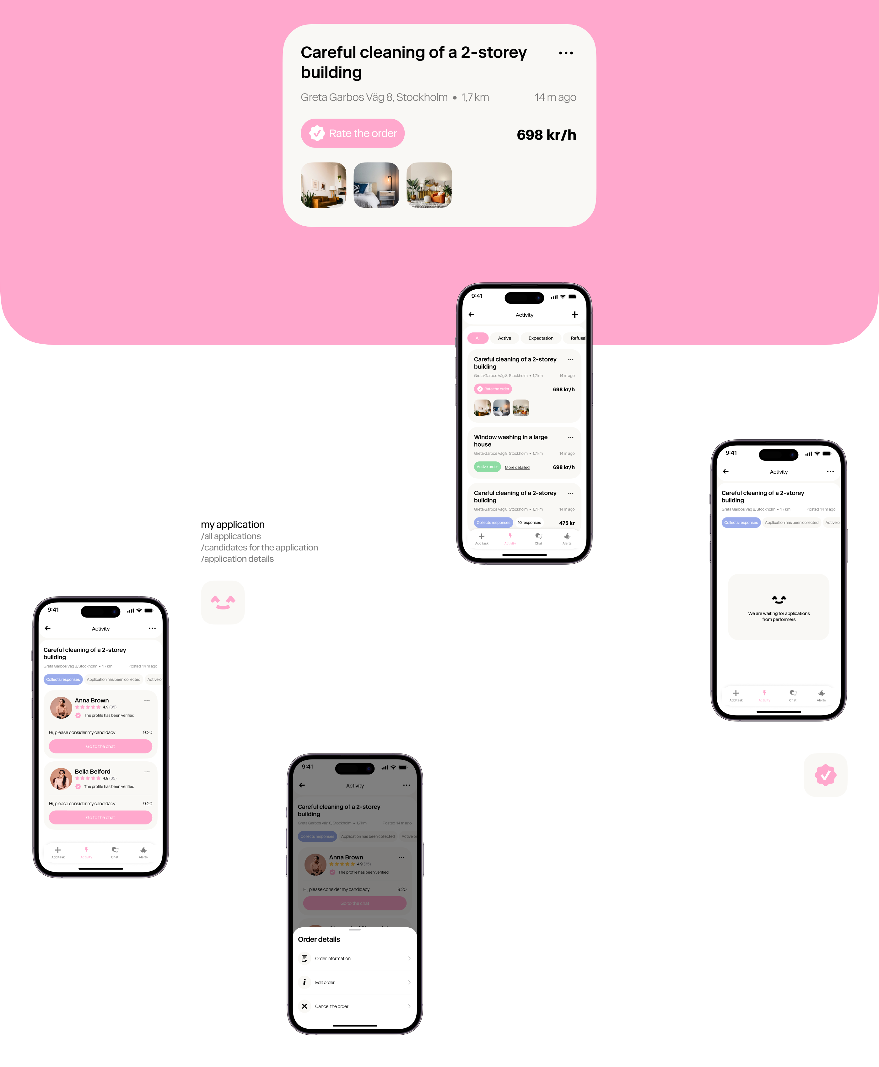 Сleaning mobile app — Изображение №9 — Интерфейсы на Dprofile